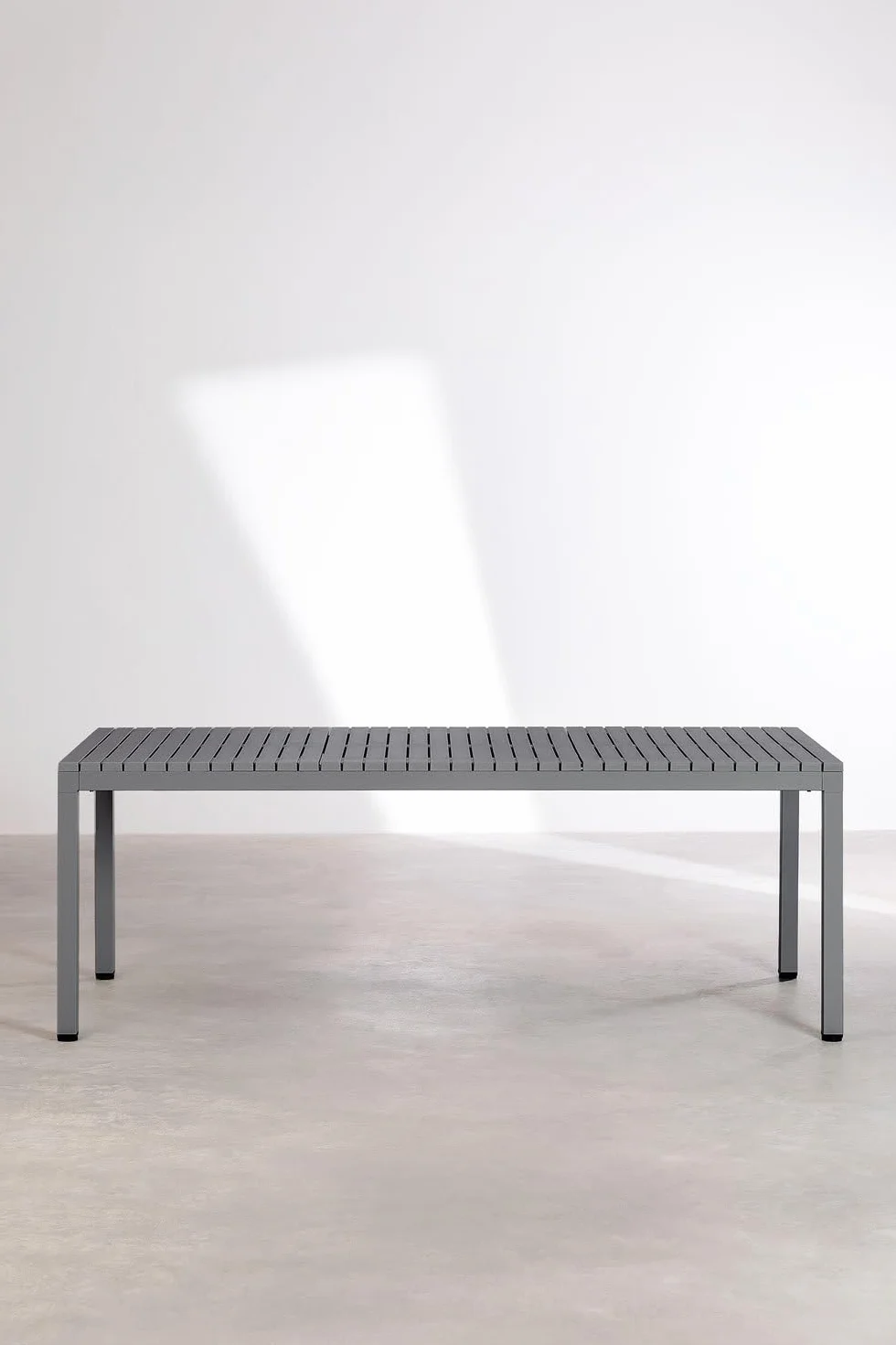 Stół ogrodowy prostokątny 210x100 cm aluminium Marti