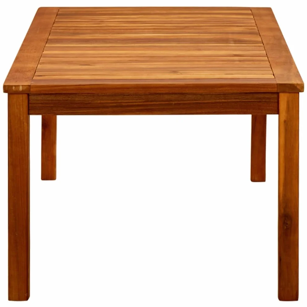 vidaXL Ogrodowy stolik kawowy 110x60x45 cm lite drewno akacjowe