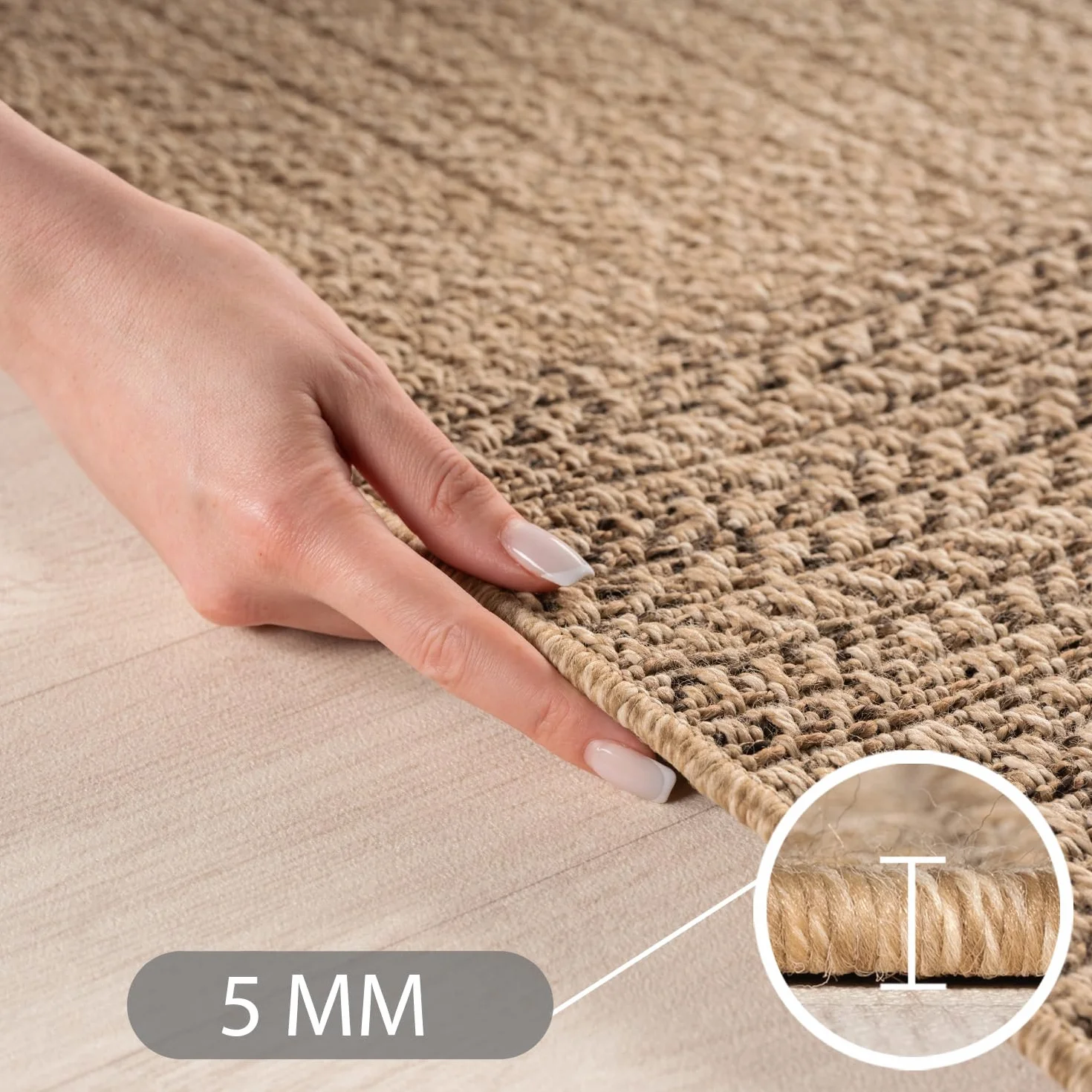 Dywan do wnętrz i na zewnątrz 140x200 cm odporny na warunki atmosferyczne