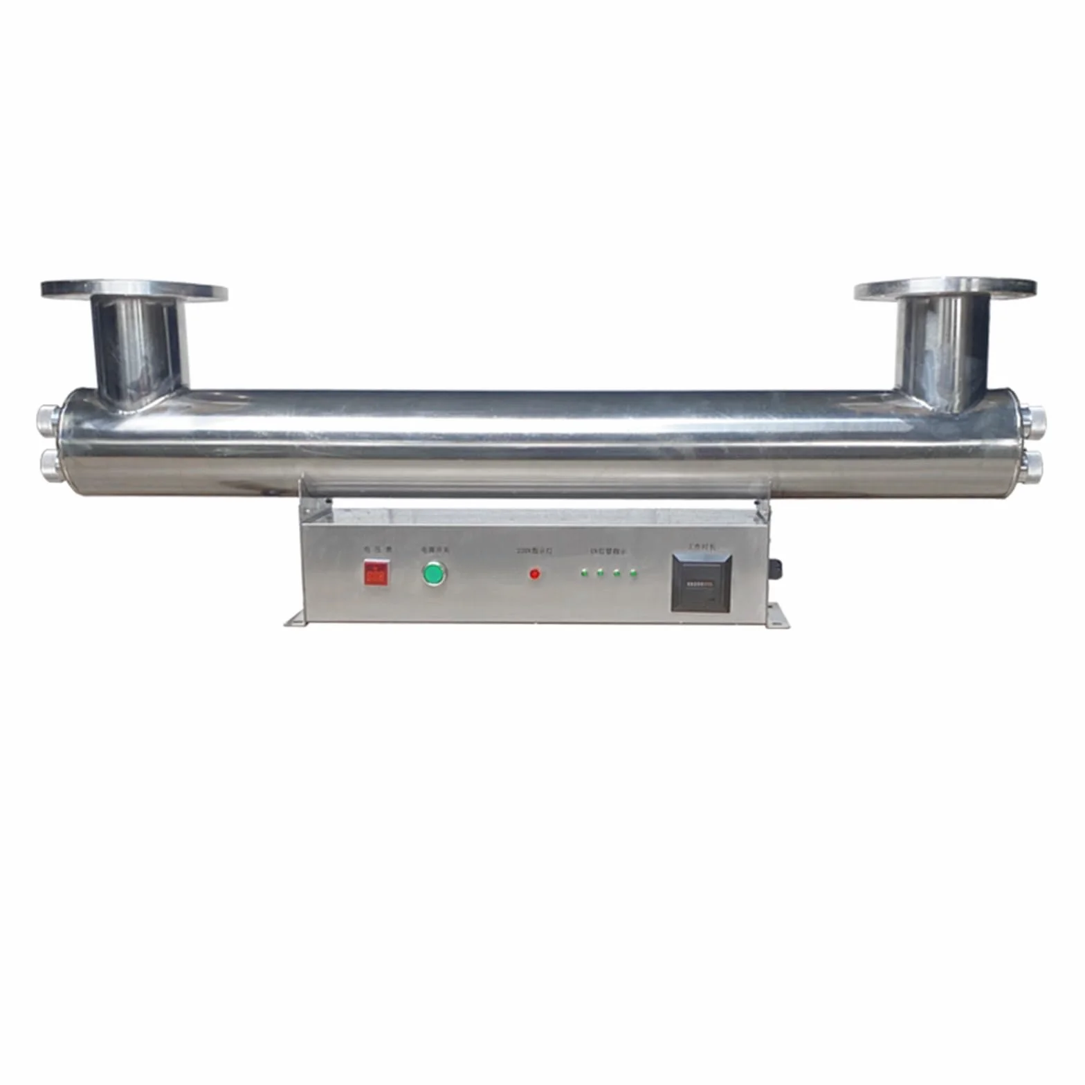 Napój System sterylizatora do uzdatniania wody UV, filtr oczyszczania akwakultury 48gpm 160W Lampa z filtrem świetlnym - Aqua-Pure(UVC-80W-12)