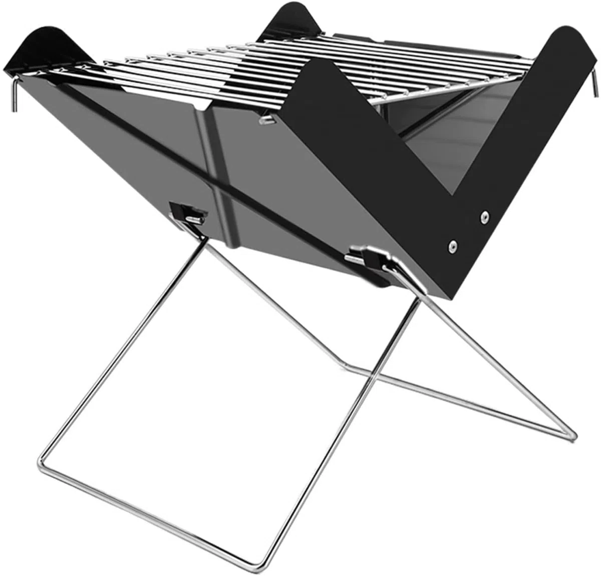 Grill Węglowy Grill Węglowy Wztałcie Składanego Grilla Ogrodowego Przenośny Piec Węglowy