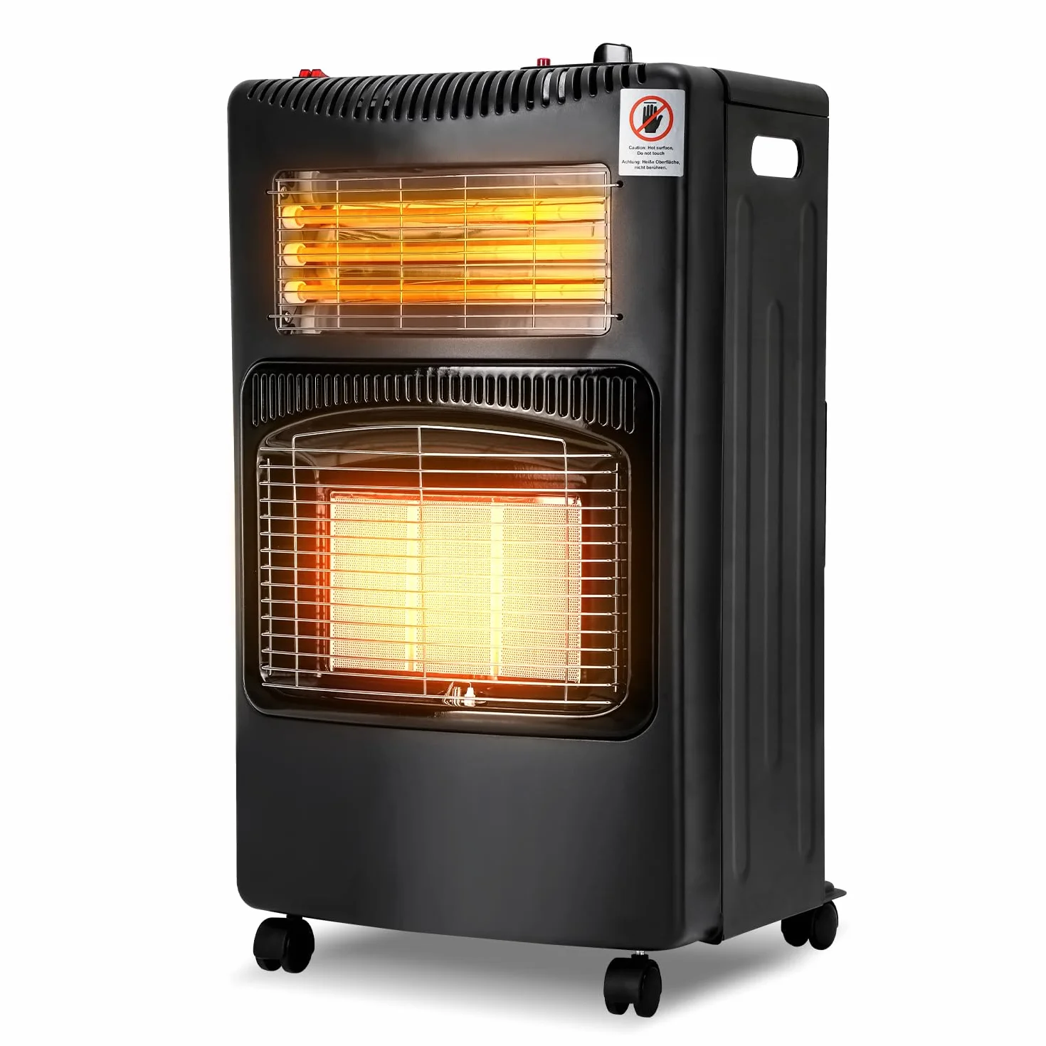 Grzejnik gazowy 4200 W + 1200 W do butli 15 kg z regulatorem ciśnienia