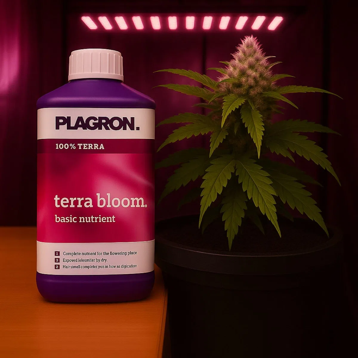 Weedness Plagron Terra Bloom 5 litrów – uprawa do wnętrz, nawóz organiczny biologiczny w płynie, ogórki, pomidory