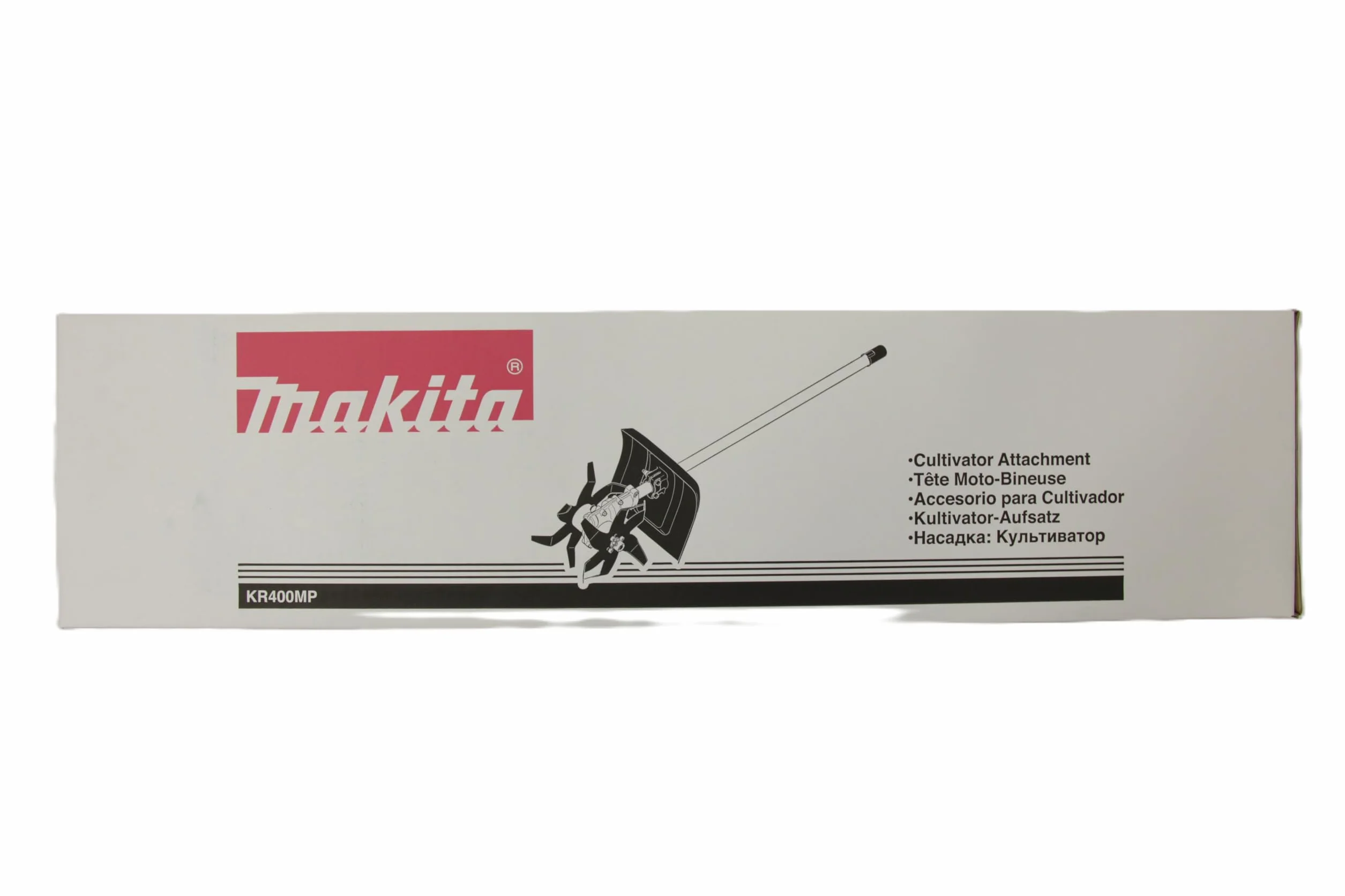 Makita 195707-2 nakładka kultywatora KR400MP, nasadka do spulchniania i uprawy grządek, szerokość robocza 16 cm, pasuje do akumulatorowego napędu wielofunkcyjnego UX01G, DUX60, DUX18