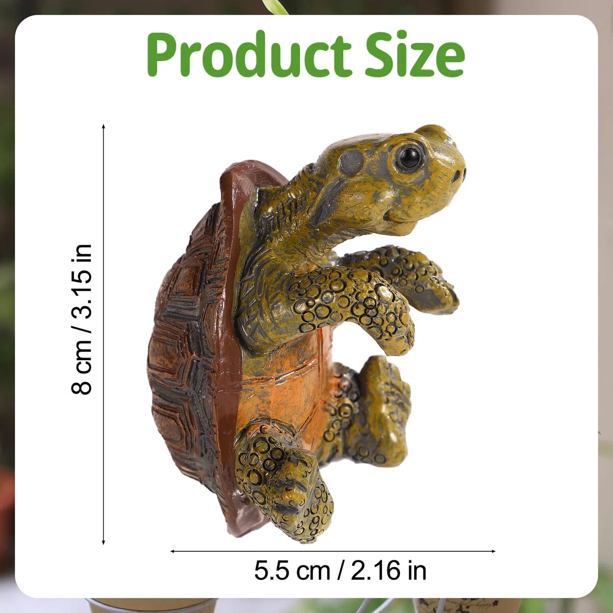 Wieszak na Doniczke w Ksztalcie Zólwia, Zywica Wieszak na Doniczke w Ksztalcie Zólwia Urocze Wiszacy Wieszak na Doniczke w Ksztalcie Zólwia Ozdoby Ogrodowe Wazon Terrarium Dekoracje