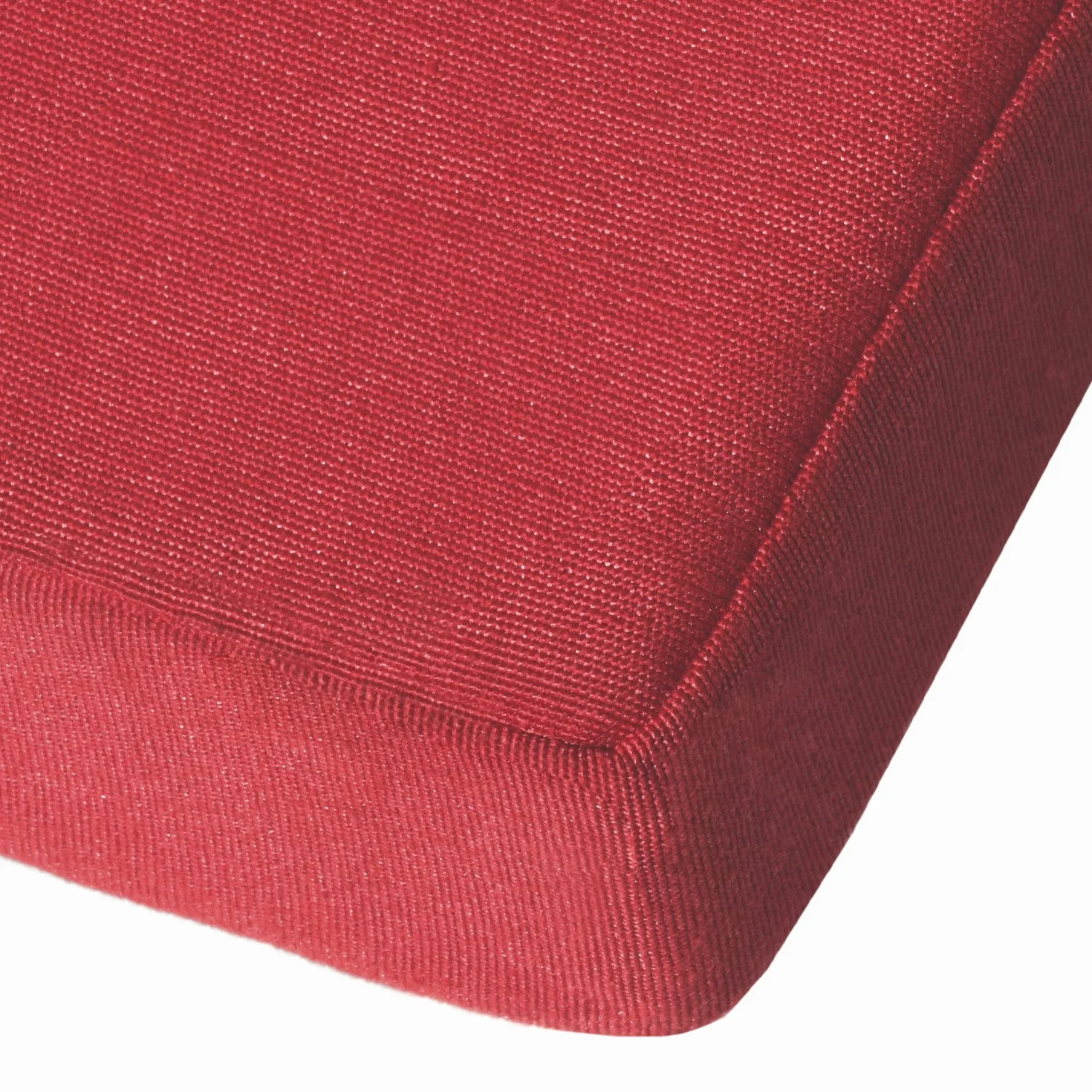 Beautissu materac poduszka na leżak LoftLux DC 175 x 45 x 5 cm Poducha na leżak ogrodowy ze zdejmowaną poszewką Czerwona