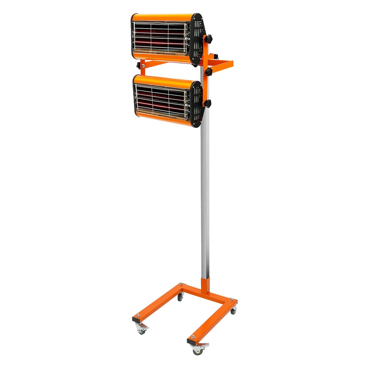 Promiennik podczerwieni, suszarka do lakieru, 2000 W, lampa grzewcza do suszenia lakieru samochodowego, z regulacją wysokości 30-50 cm, odległość pieczenia 0-60 minut, ustawienie czasu do