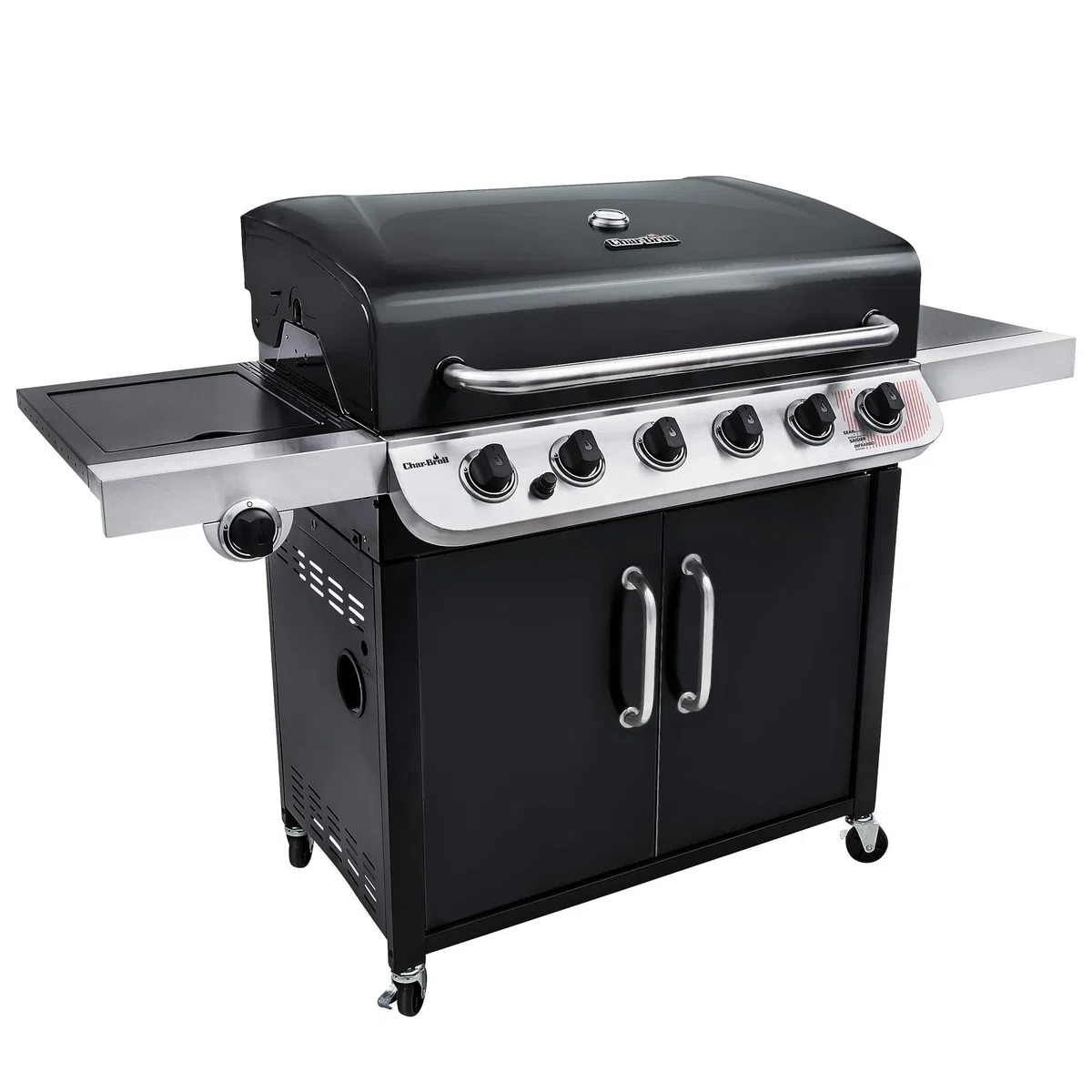 Char-Broil Seria Convective 640 B XL - grill gazowy z 6 palnikami, czarne wykończenie