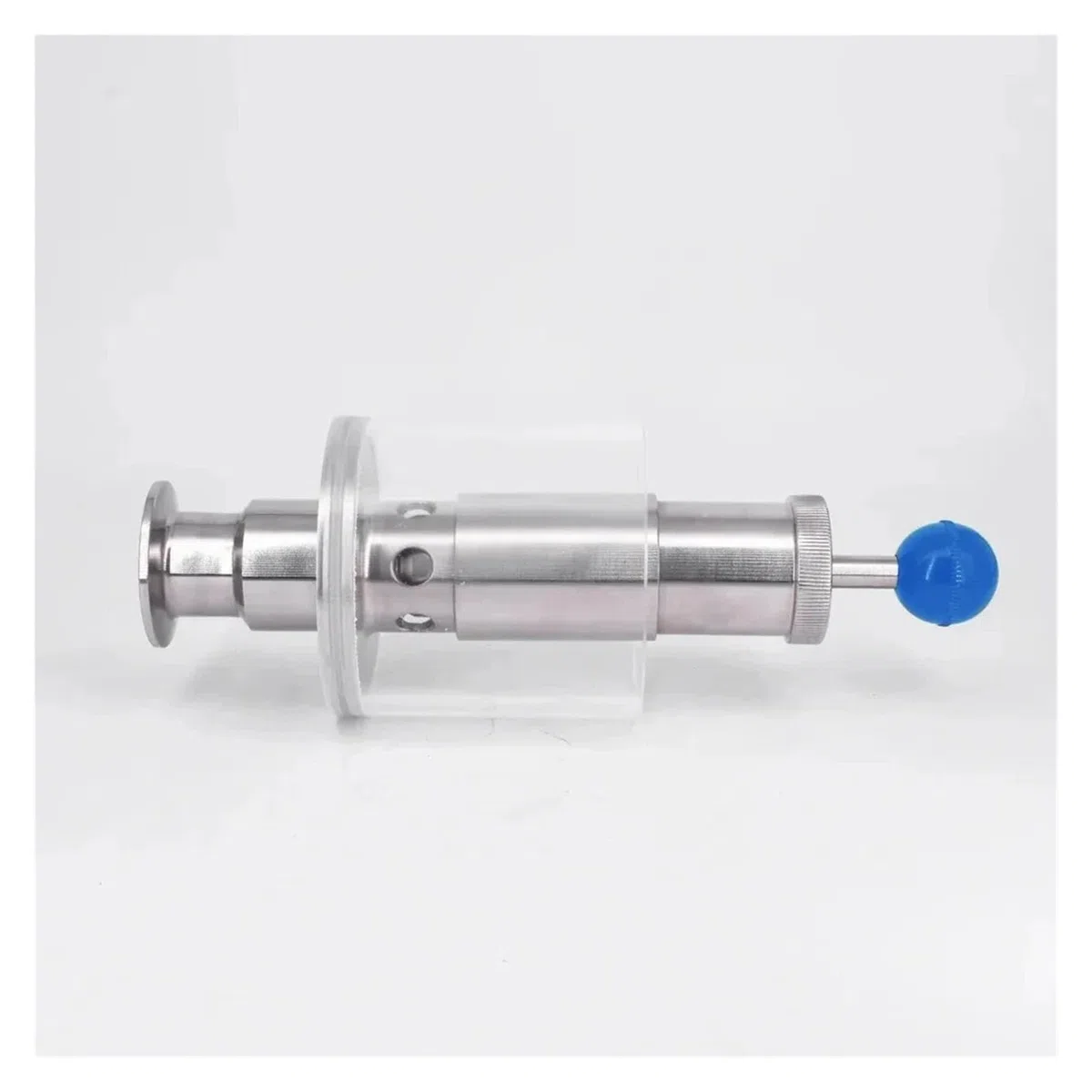 1,5-calowy potrójny zacisk 0-3,0 Bar Regulowany zawór bezpieczeństwa nadmiarowy ciśnienia Sanitarny stal nierdzewna SUS304(32mm Pipe OD K50.5mm)