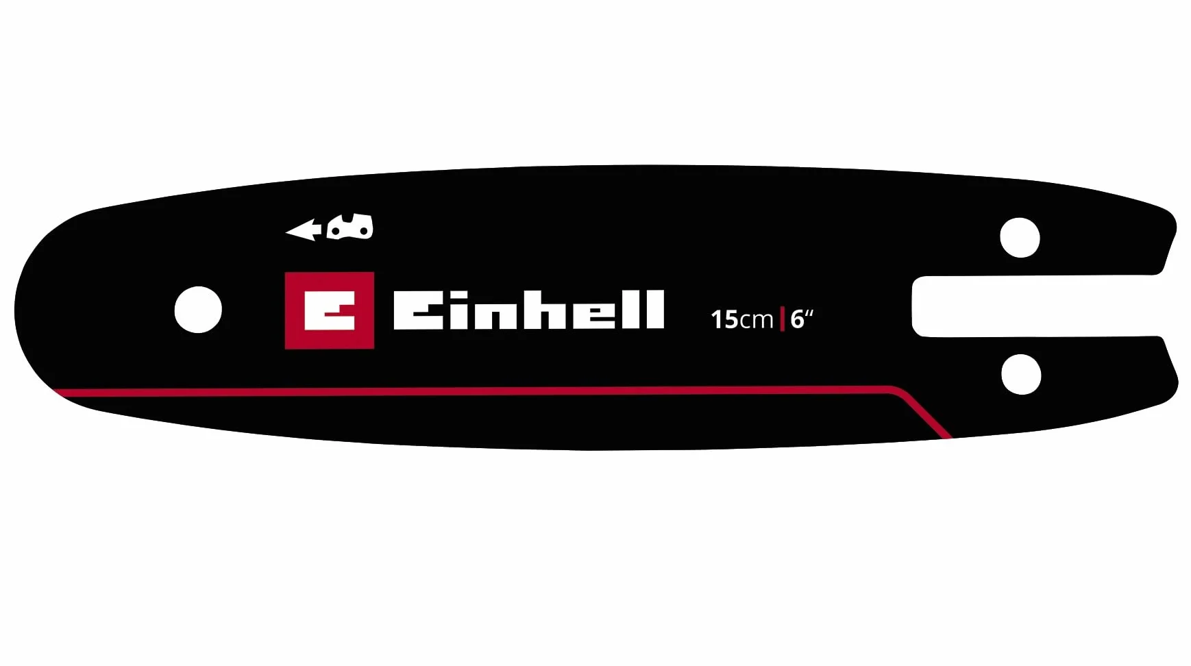 Oryginalny miecz zapasowy Einhell 15 cm (akcesoria do piły łańcuchowej, pasuje do akumulatorowej piły łańcuchowej Einhell GE-PS 18/15 Li BL, długość 15 cm, grubość 1,0 mm)