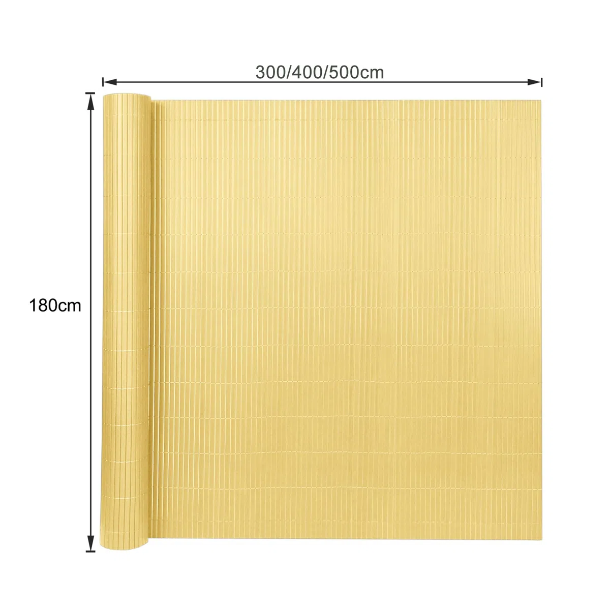 YRHome Mata maskująca z PCW, 180 x 1000 cm, stabilna, ogrodzenie balkonowe, ochrona przed spojrzeniami, do ogrodu, z opaskami kablowymi, ochrona przed wiatrem, odporna na działanie warunków atmosferycznych i promieni UV, na balkon, do ogrodu, na taras, ba