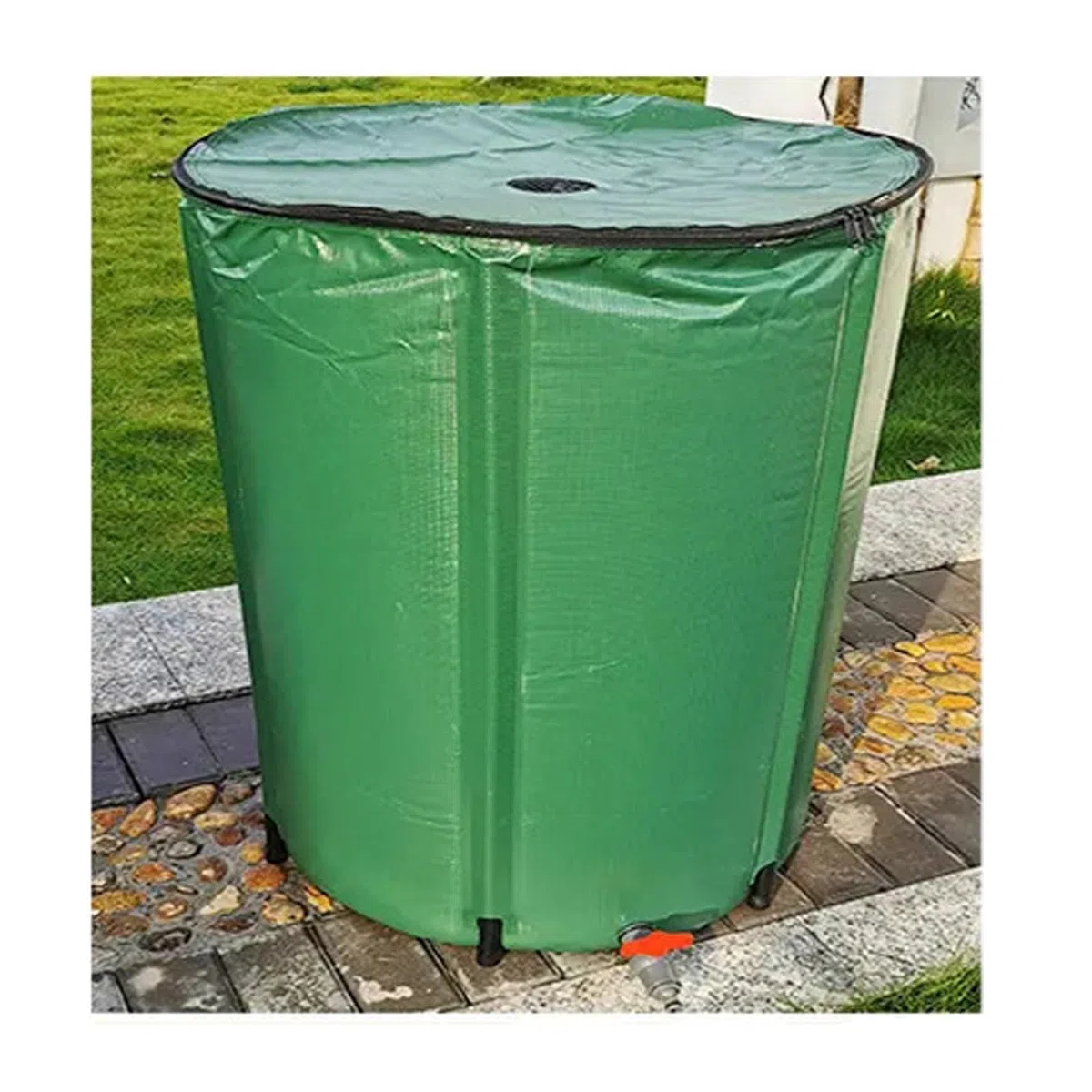 Beczki na deszczówkę, Odporny na rozdarcie, odporny zużycie(Green,200L)