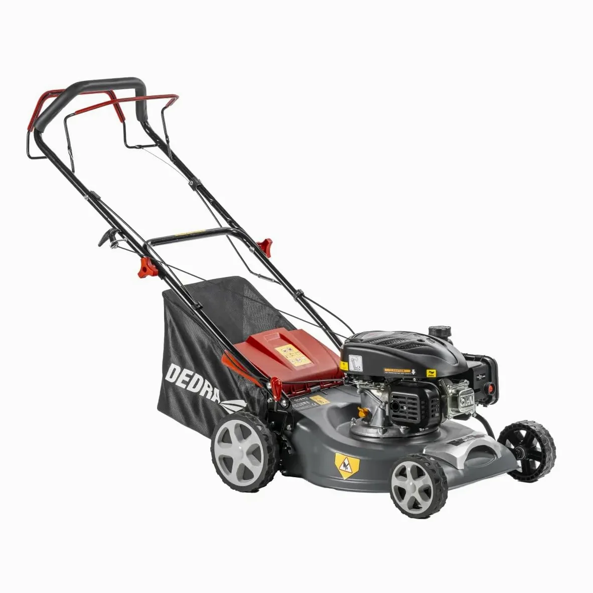 Kosiarka spalinowa z napędem, 2,4 kW, Garden DEDRA, Loncin 139 cmcm, szerokość cięcia 43 cm, centralna regulacja wysokości koszenia 25-75 mm (6 stopni)