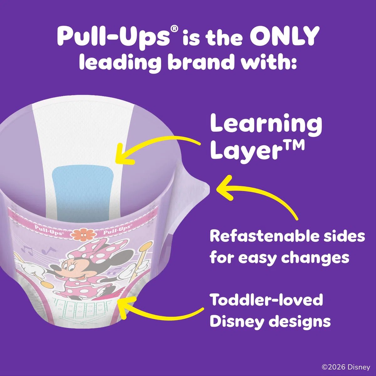 Pull-Ups Girls' Potty Training Pants, 2T-3T (16-34 lbs), 74 Count