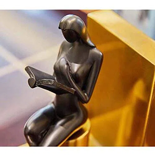 Ozdoby Nordic Metal Bookends Bookends by TV Dekoracje szafek Biurko do nauki Rzemiosło żywiczne Ozdoby Akcesoria domowe