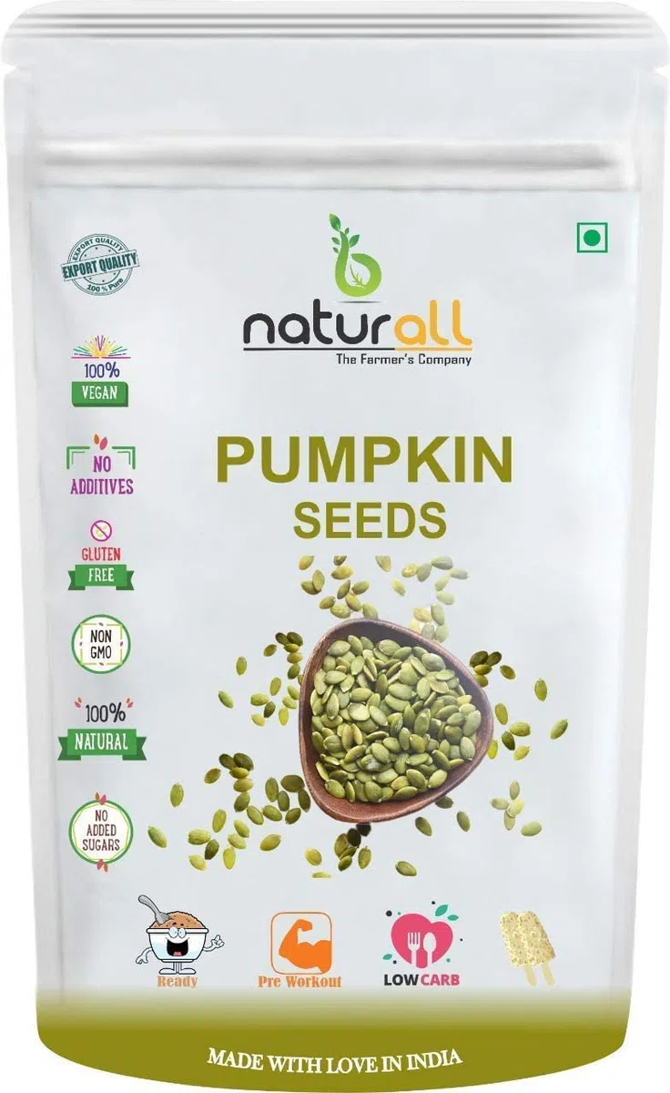 Surowe nasiona dyni Jumbo do odchudzania | Nasiona bogate w białko - 1 kg od B Naturall