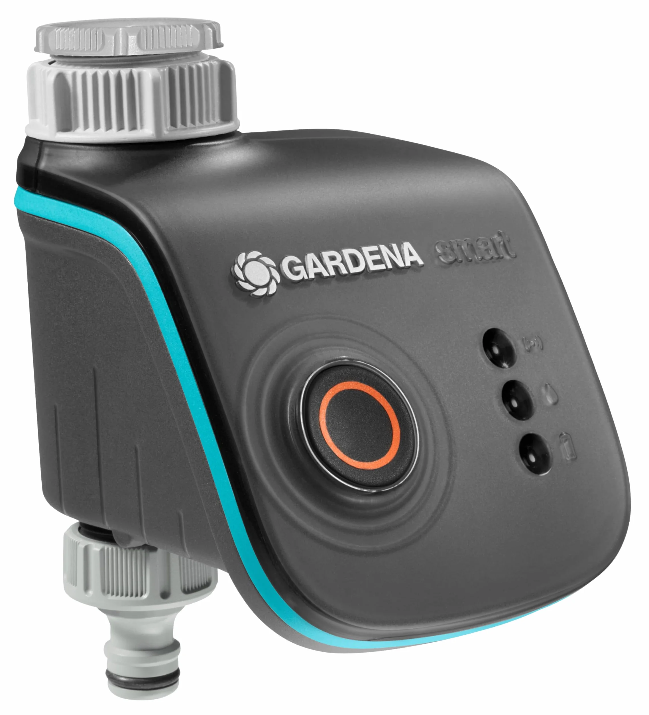 Gardena smart Water Control: do sterowania nawadnianiem przez aplikację na smartfona, ostrzega przed mrozem, technika zaworowa, idealny do systemu Micro-Drip-System lub Sprinklersystem (19031-20)