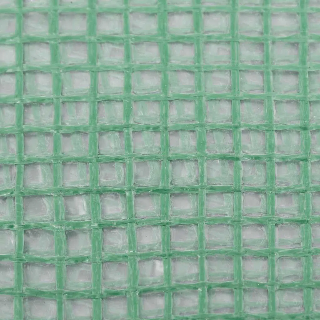 Zapasowa osłona do szklarni, zielona, z polietylenu, z 4 oknami i drzwiami, 400 x 200 x 200 cm, 140 g/m², odporna na warunki atmosferyczne, do pielęgnacji roślin, prac ogrodowych i na balkon