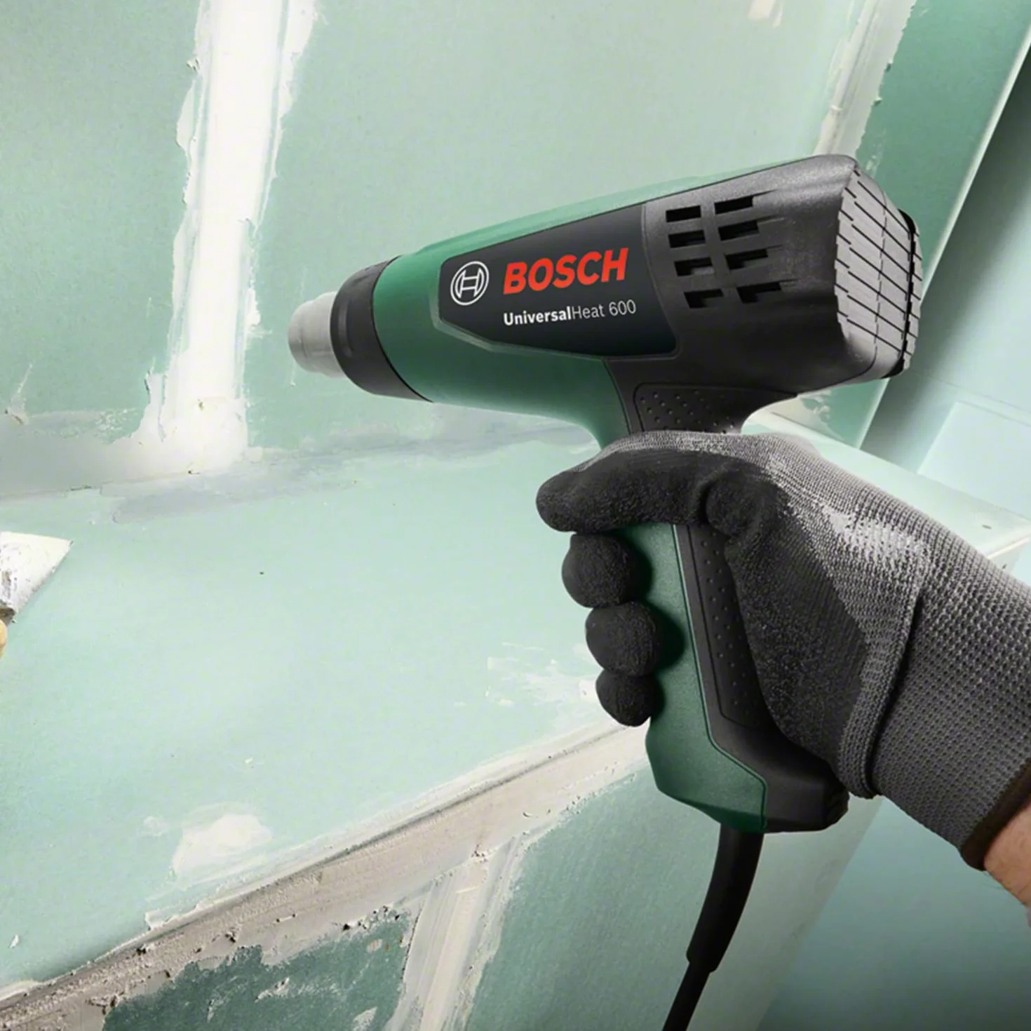 Bosch Home and Garden Home and Garden Universal Heat 600 dmuchawa gorącego powietrza (1800 W, temperatura: 50/300/600°C, w walizce), 06032A6101