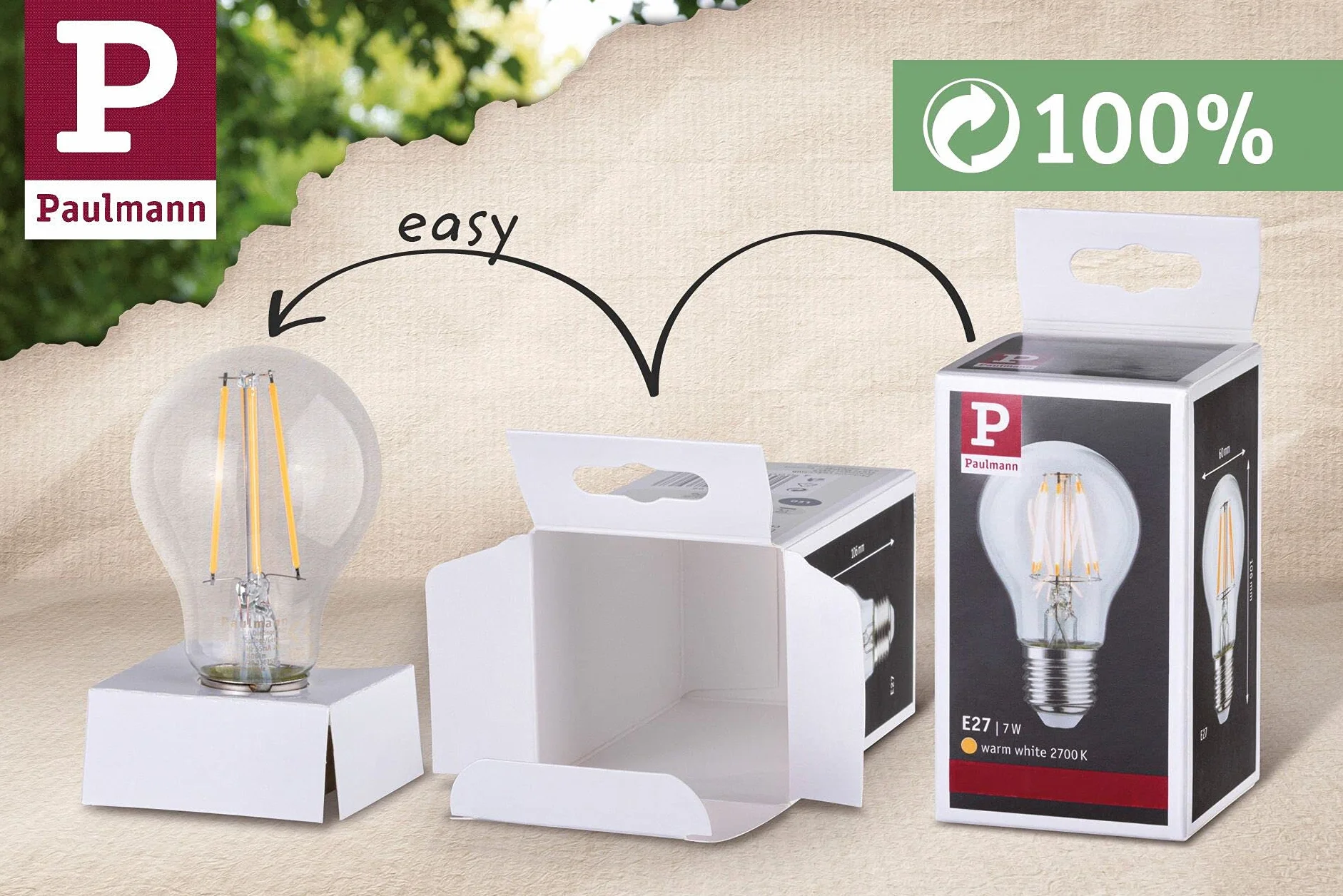Paulmann 28733 lampa LED do roślin, 6,5W, światło sprzyjające wzrostowi roślin, 1300K, E27
