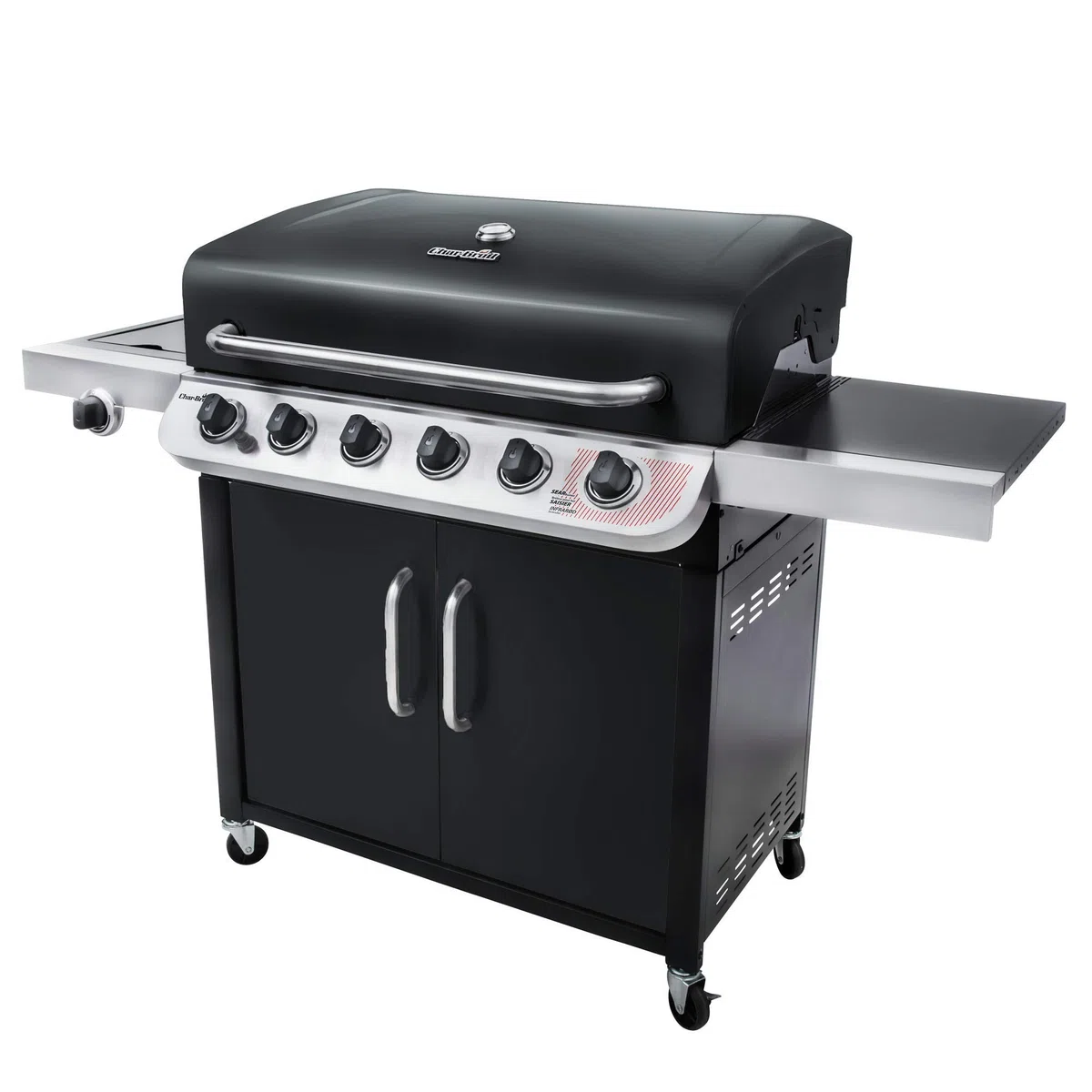 Char-Broil Seria Convective 640 B XL - grill gazowy z 6 palnikami, czarne wykończenie