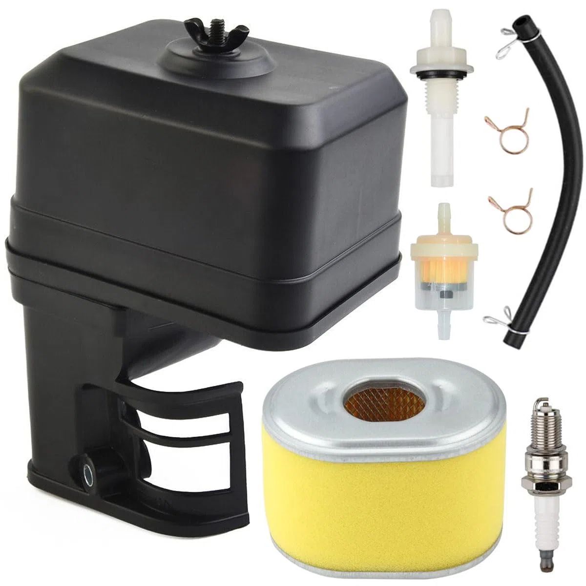 ZAMDOE GX160 osłona obudowy filtra powietrza z filtrem powietrza do silnika Honda GX120 GX140 GX160 GX200 168F do silnika Coleman CT200U-EX BT200X CT200U mini, zamiennik dla 17230-Z51-820