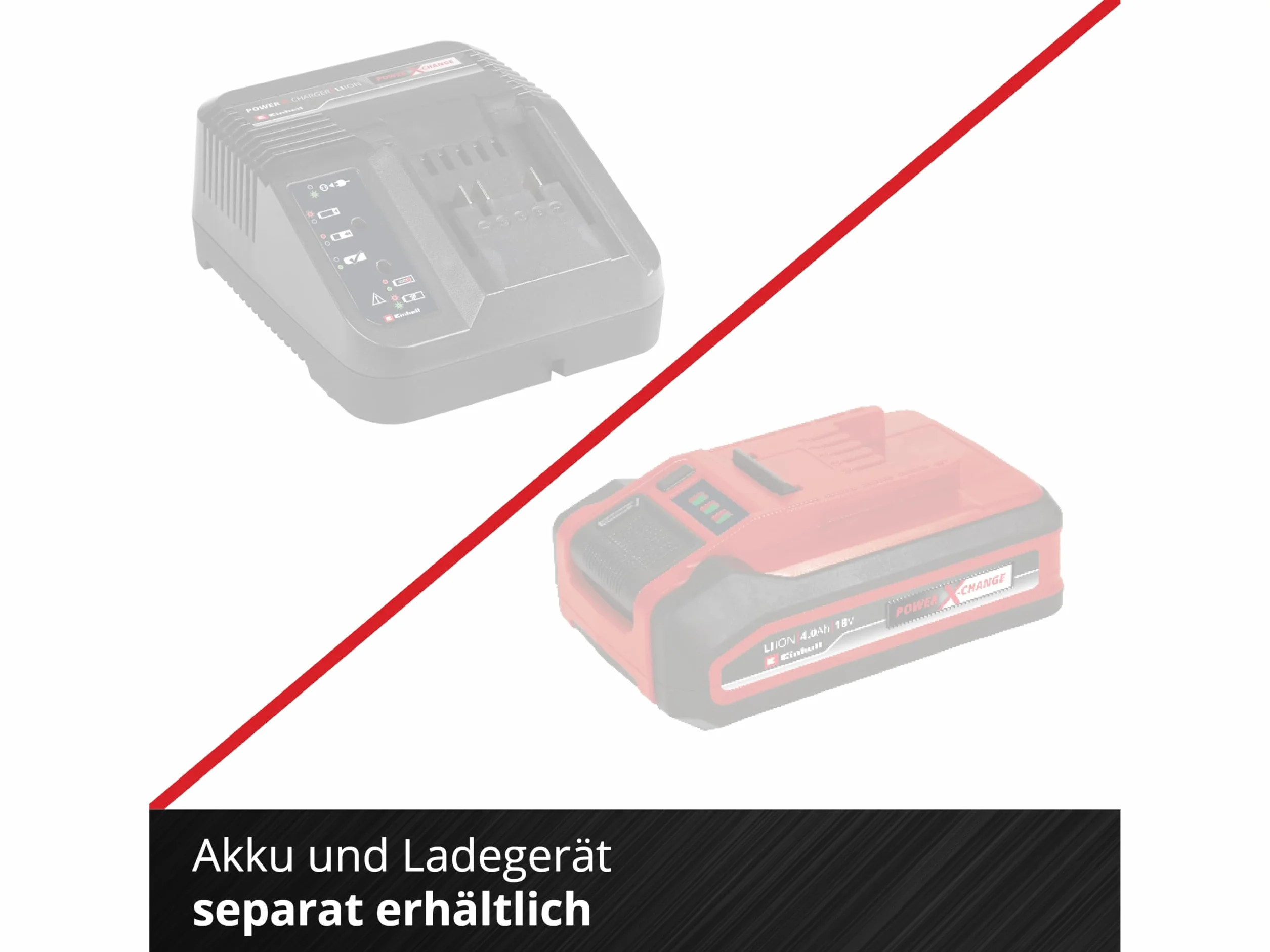 Einhell Akumulatorowa podkaszarka do trawy GE-CT 18/25 Li-Solo Power X-Change 18 V szerokość cięcia 25 cm