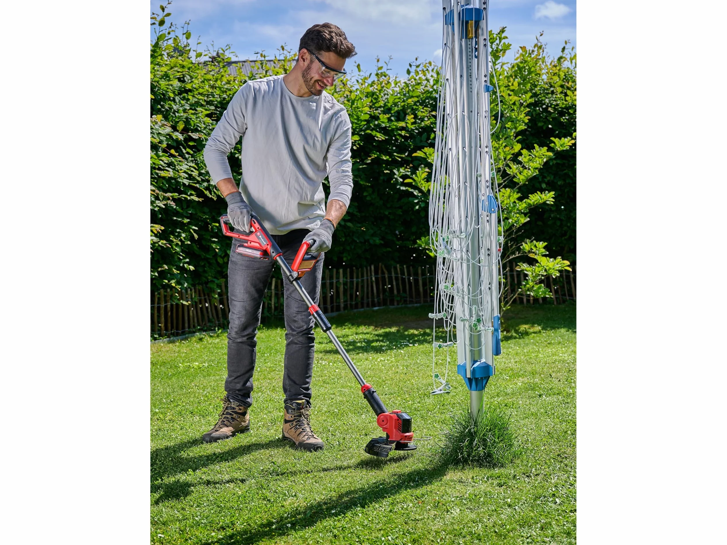 Einhell Akumulatorowa podkaszarka do trawy GE-CT 18/25 Li-Solo Power X-Change 18 V szerokość cięcia 25 cm