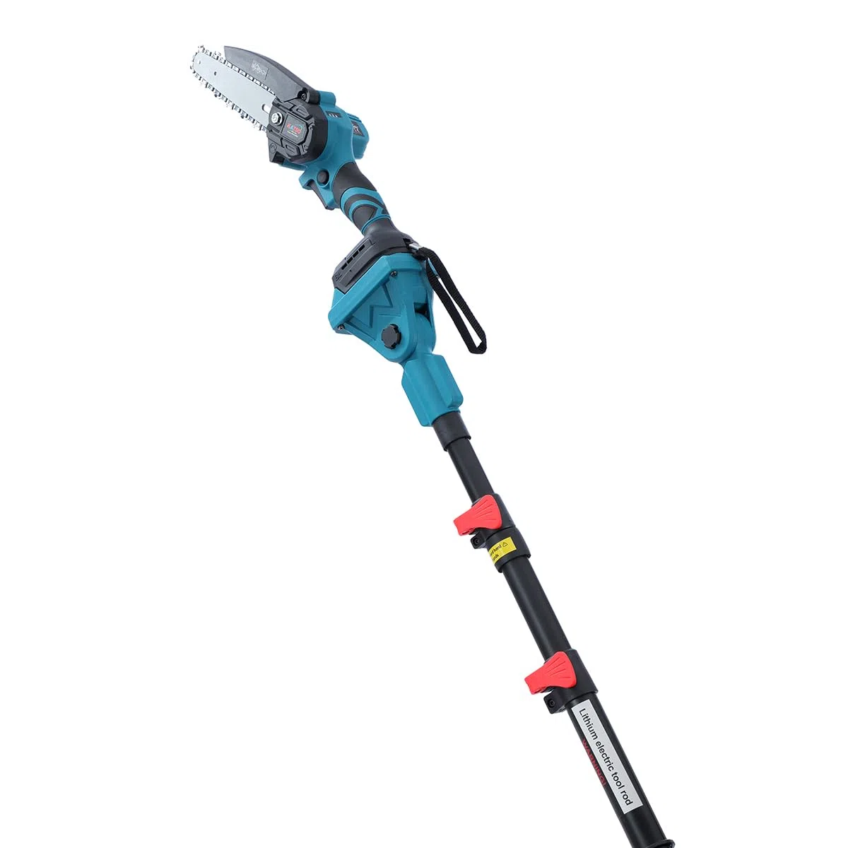 Katsu FIT-BAT 21 V teleskopowa sekator, wysuwany do 253 cm, zestaw 3 w 1 z baterią 3,0 Ah, bezszczotkowa piła łańcuchowa i nożyce do gałęzi