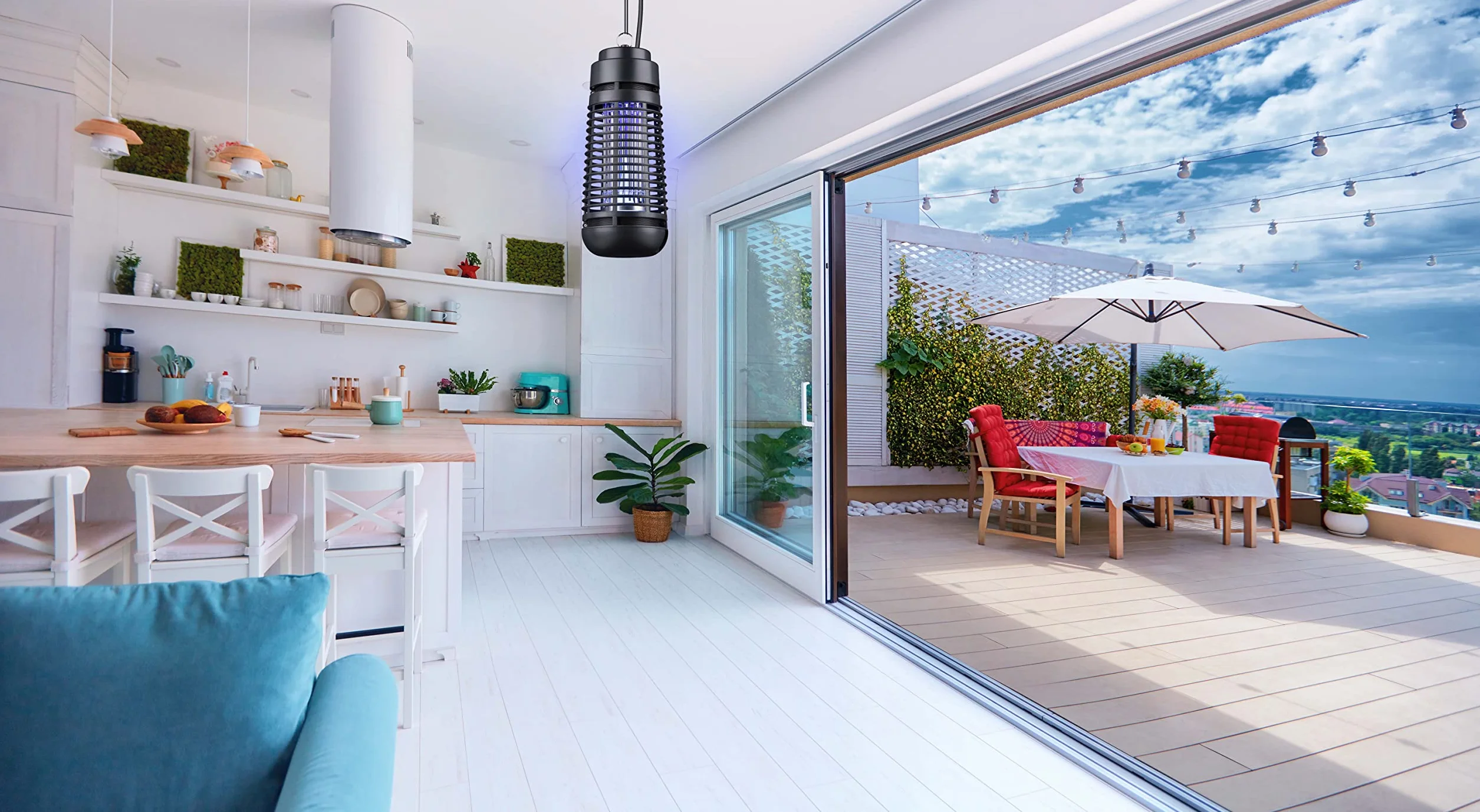 Grundig Elektryczna pułapka na owady 4 W – pułapka na muchy 800-1000 V – łapka na owady do wnętrz – wyjmowana tacka ociekowa – zasięg do 50 m2 – czarna