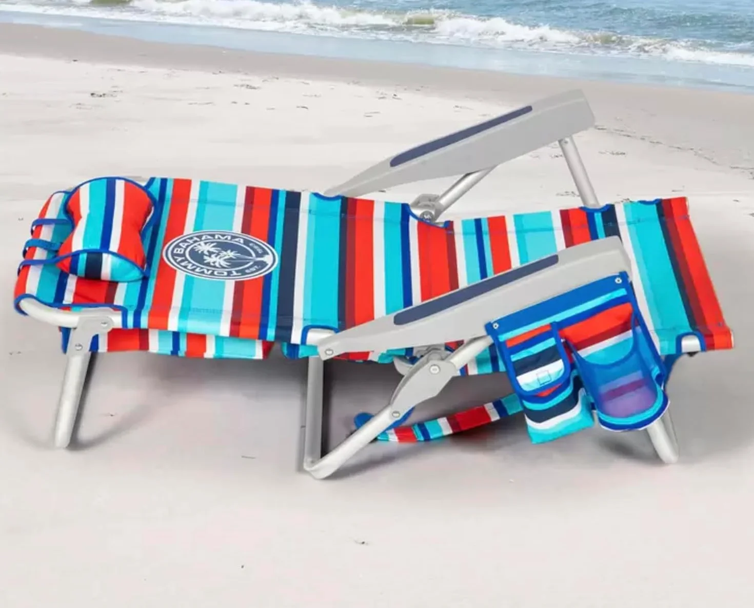 Tommy Bahama Krzesło plażowe aluminium paski tropikalne