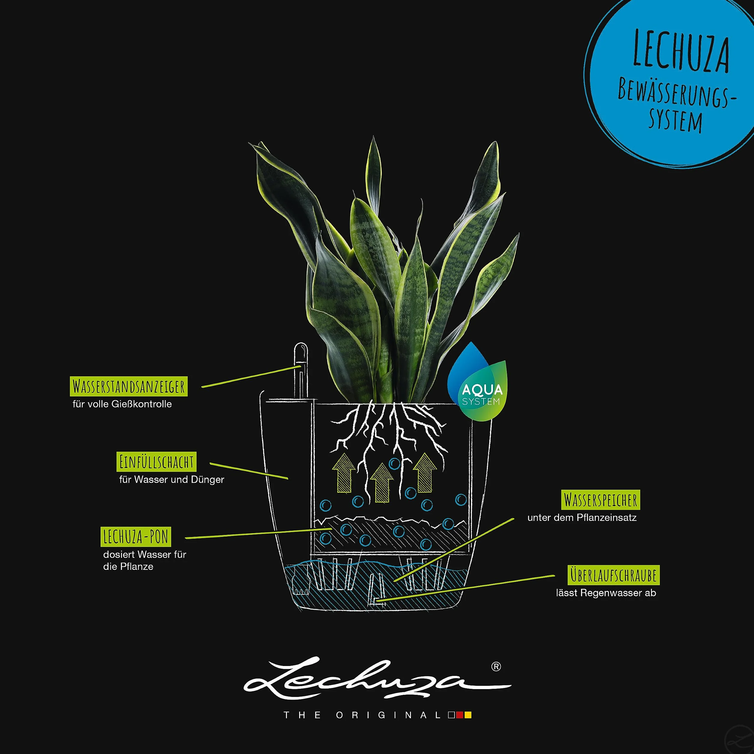 Lechuza Classico Donica 90 l Łupkowy Szary