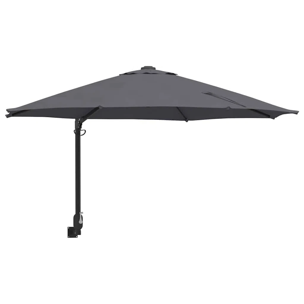 Parasol ogrodowy, piaskowy x poliester i stal, z funkcją przechylania, ochrona przed wiatrem, markiza boczna wysuwana, na taras, ochrona prywatności, balkon, ochrona przed słońcem, trwały