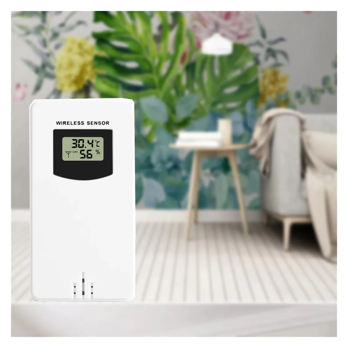 Cyfrowy miernik wilgotności temperatury bezprzewodowy czujnik higrometr 433,92 MHz elektroniczny termometr używany do stacji pogodowej FanJu