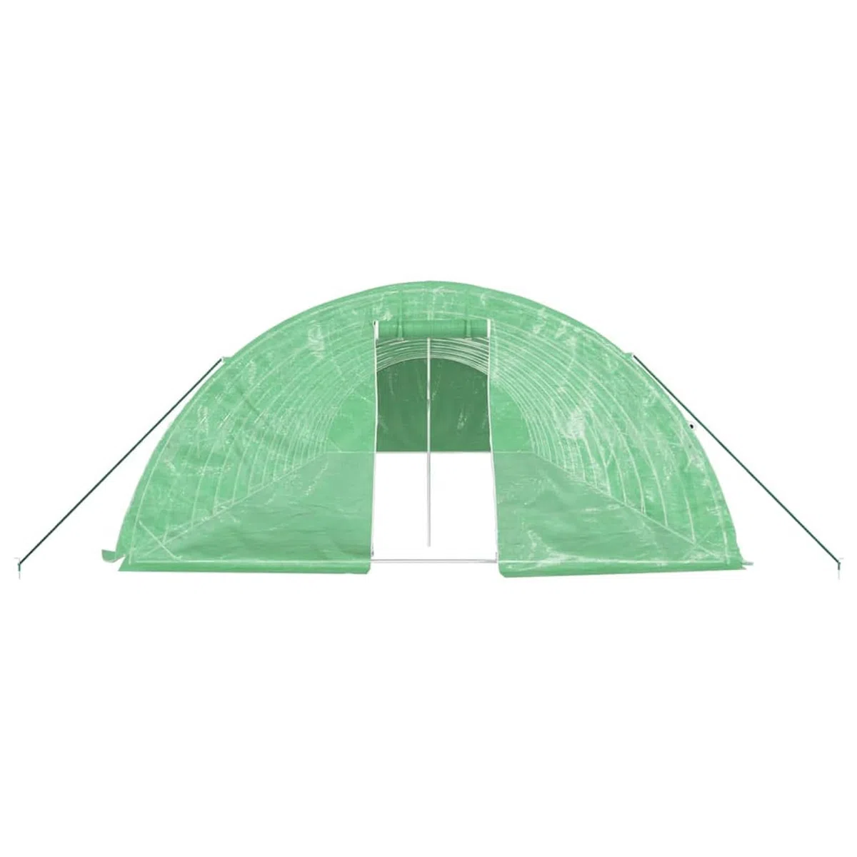 Homgoday Szklarnia ogrodowa, szklarnia ze stalową ramą zieloną 70 m² 14 x 5 x 2,3 m, szklarnia ogrodowa szklarnia ogród warzywny szklarnia balkonowa szklarnia szklarnia do roślin