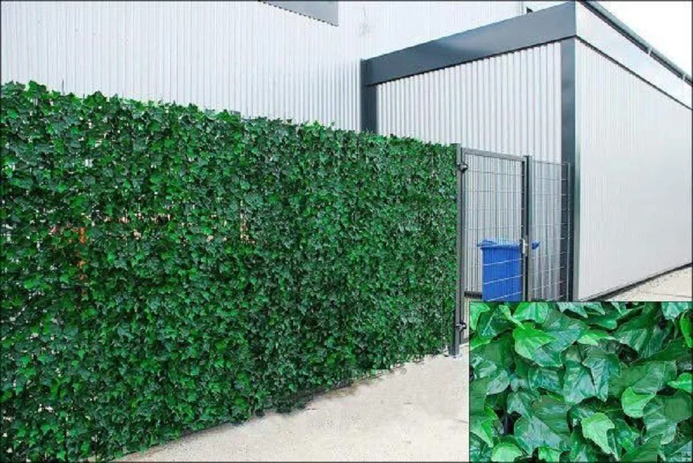 Zielona walijska siatka druciana, duży ekran ze sztucznym bluszczem, na ogrodzenie ogrodowe, 2 m x 3 m