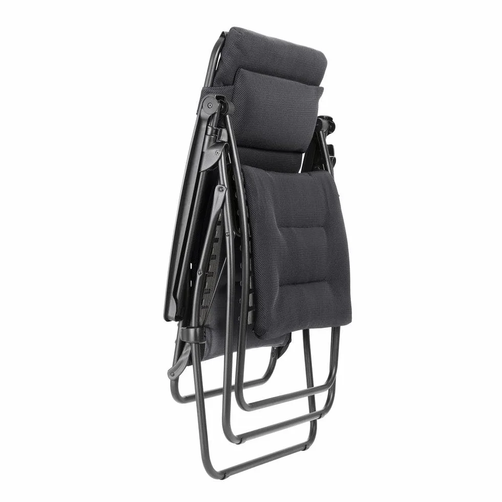 Lafuma Fotel relaksacyjny, wyściełany, zero grawitacji - Rsx Clip Xl Aircomfort (czarny Acier)