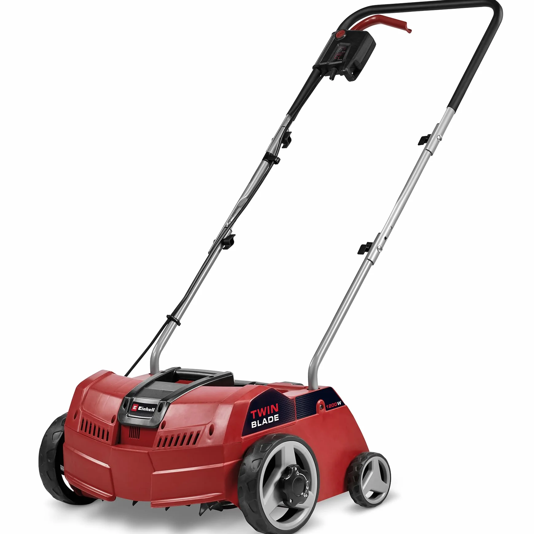 Einhell Gc-Es 1231/1 Wertykulator, Czarny/Czerwony, 93 x 58 x 105 cm