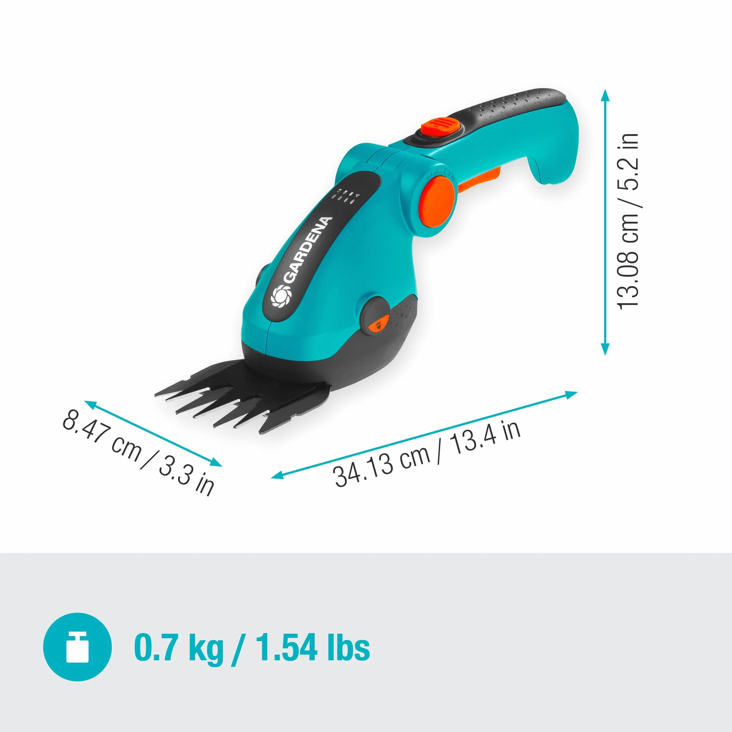Gardena ComfortCut Li akumulatorowe nożyce do trawy 8 cm 9887-20