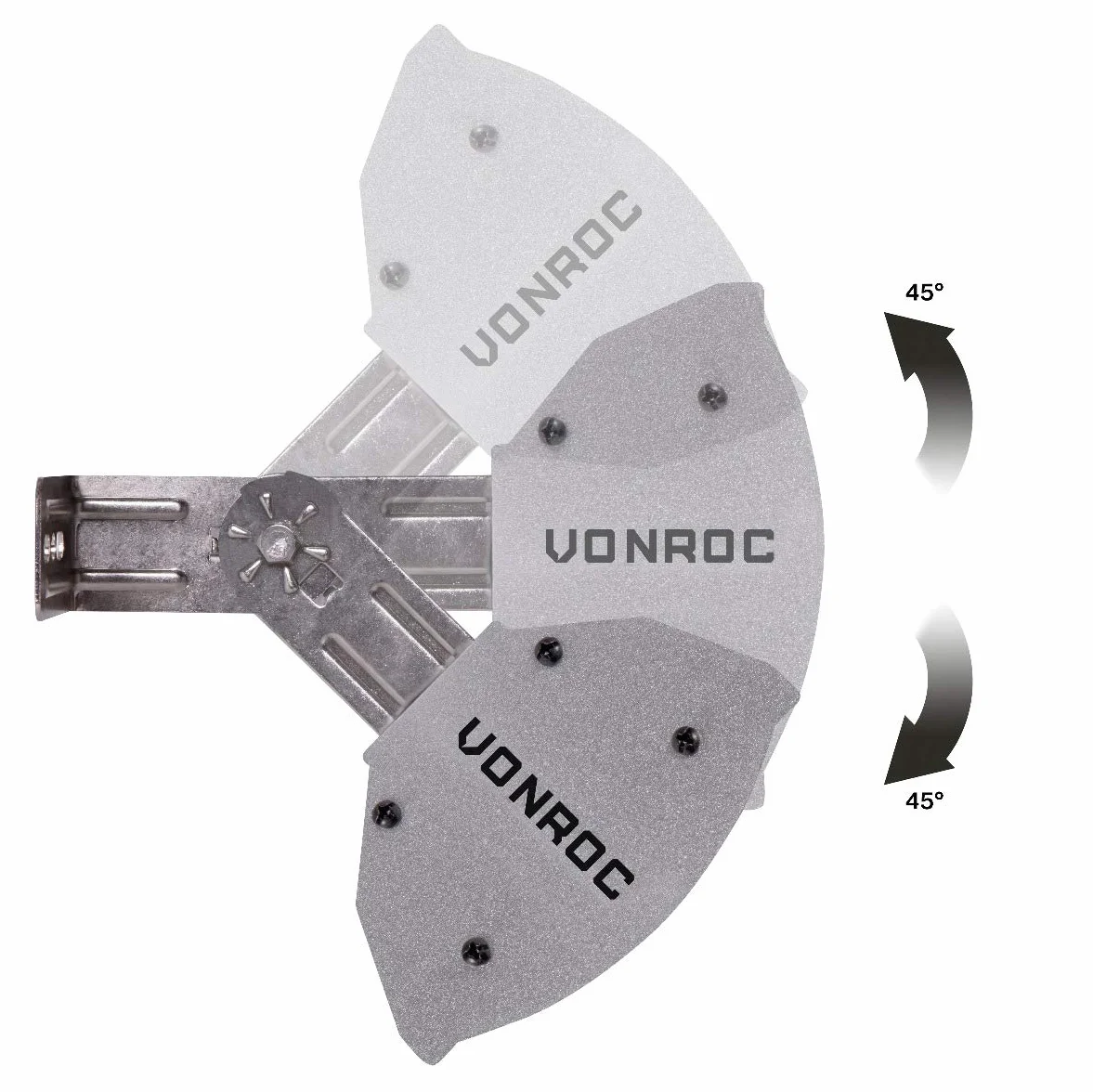 VONROC Elektryczny promiennik podczerwieni 2000 W IP65 srebrny