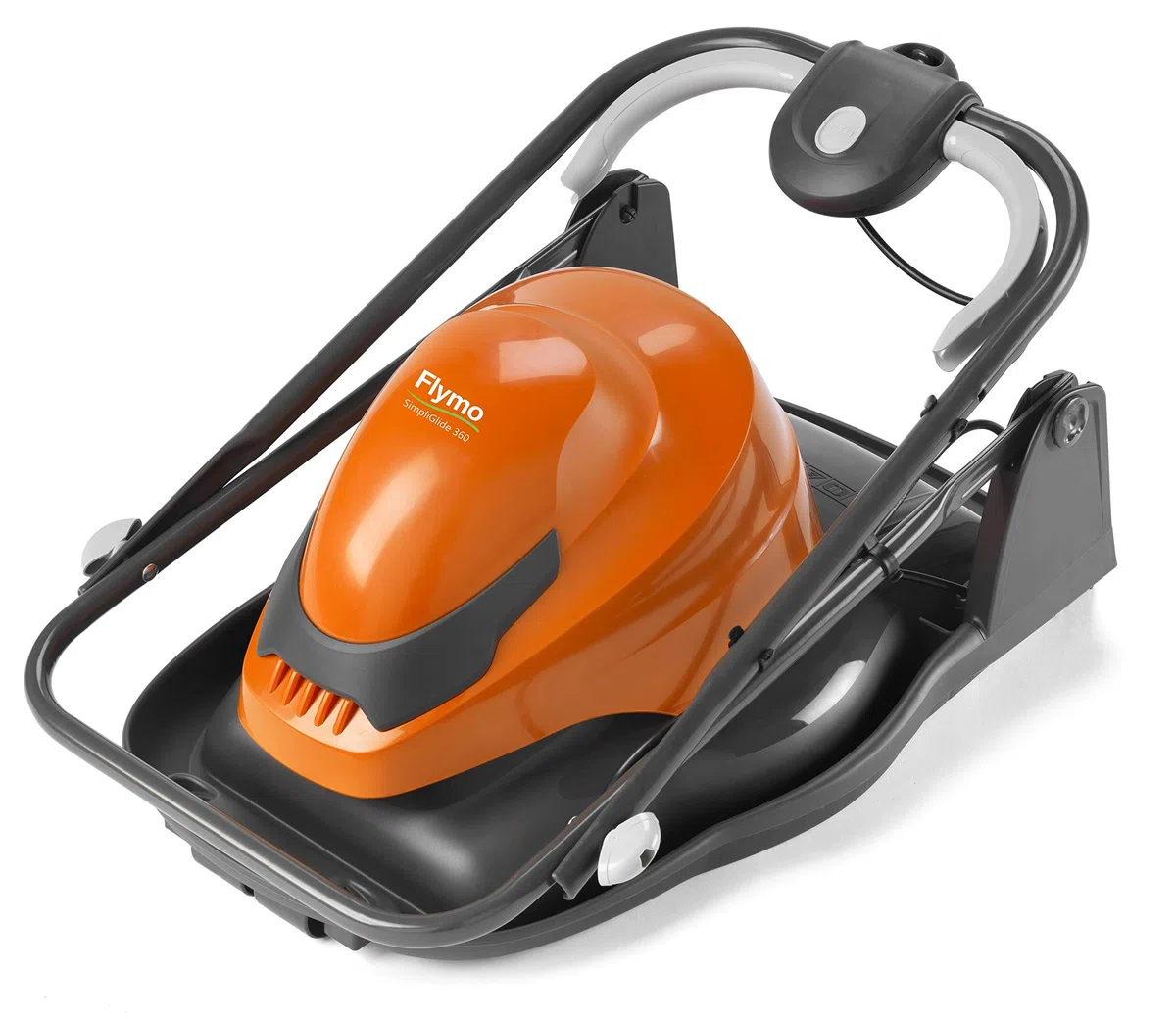 Flymo SimpliGlide 360 Hover kosiarka do trawy, silnik 1800 W, szerokość cięcia 36 cm, składana na płasko, długość kabla 10 m