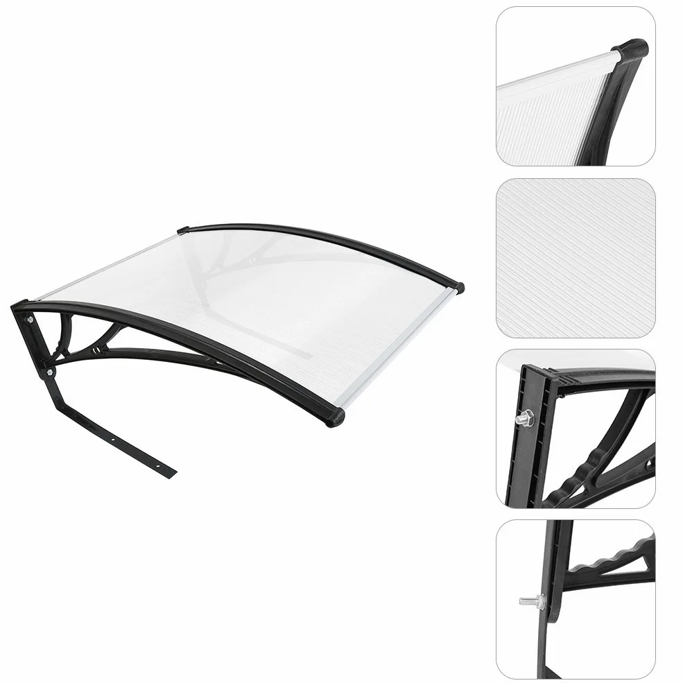 Schronisko dla robota kosiarki, 102 x 78,3 cm, dwuwarstwowy dach z poliwęglanu, biały i szary (biały)