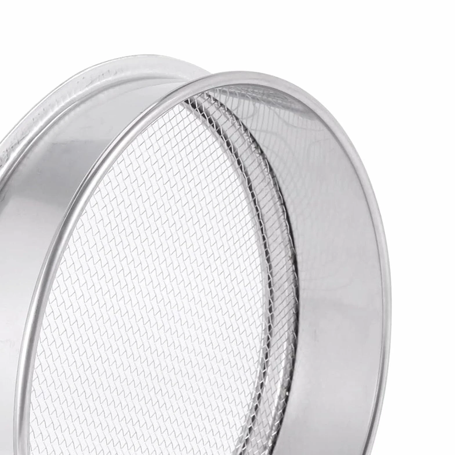 ApuaVireo&Co Sito do pyłków, sito ogrodowe, łamigłówka metalowa, ekran do testów zagadek, stal nierdzewna, średnica: 20 cm(Mesh 0.026mm)