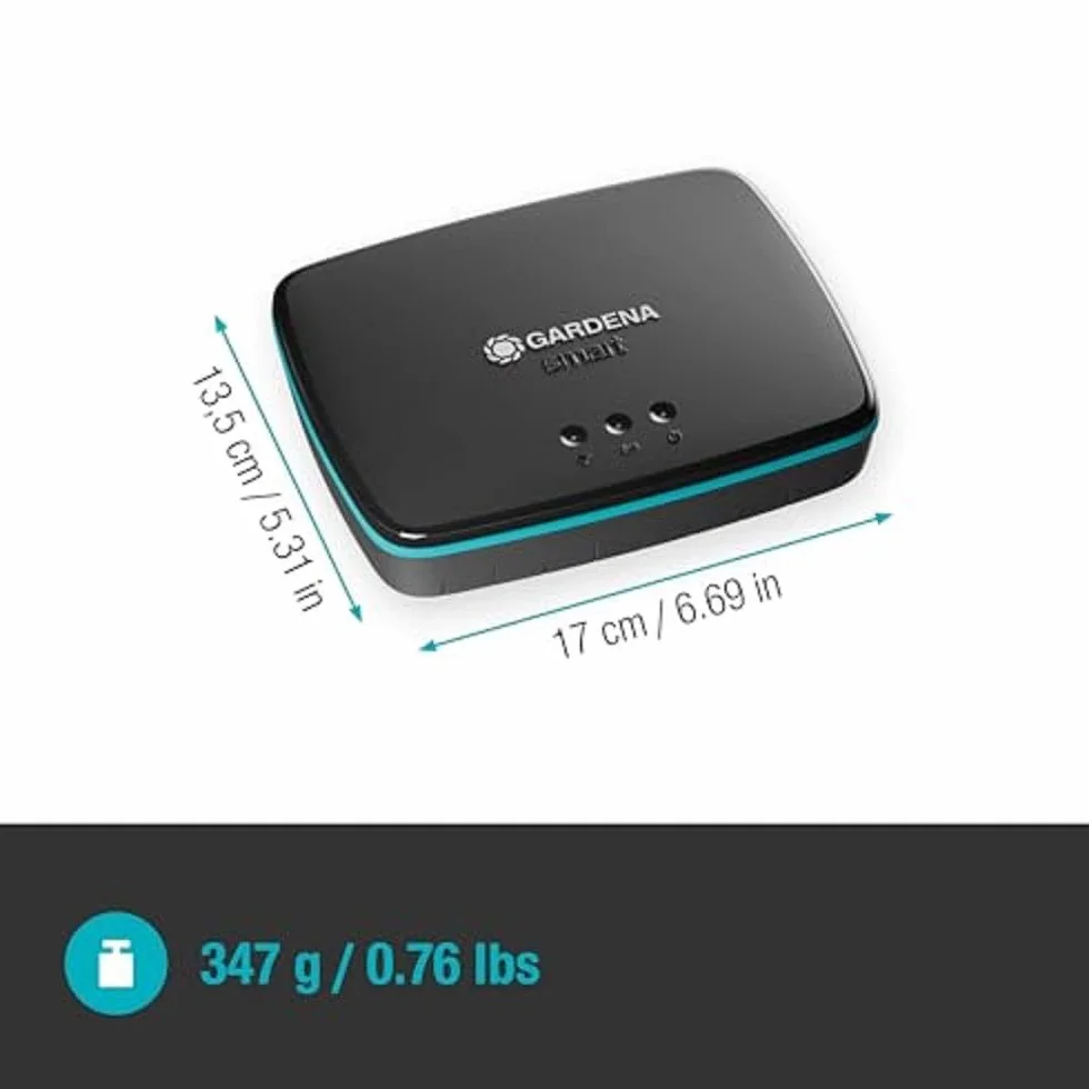 Gardena smart Gateway: Urządzenie przyłączeniowe do wszystkich produktów Gardena, podłączenie do routera za pomocą kabla LAN lub Wi-Fi, sterowanie z bezpłatnej aplikacji Gardena smart (19005-20)