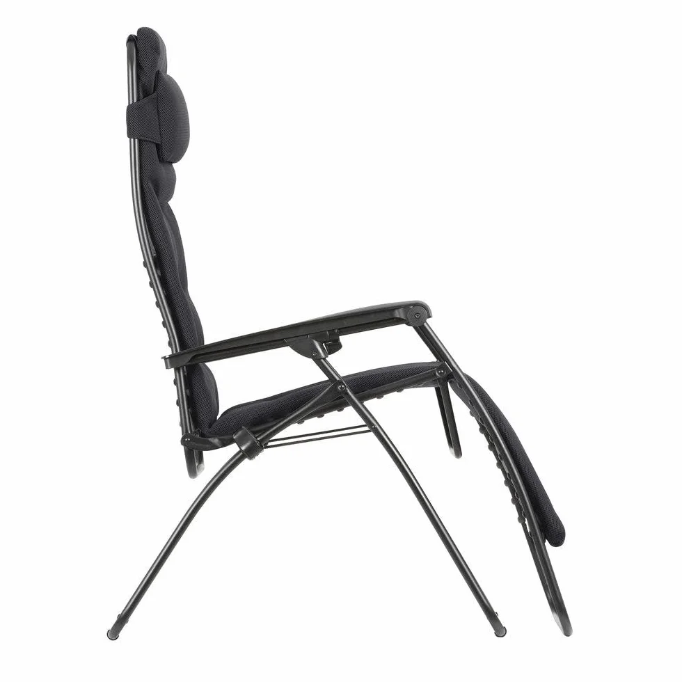 Lafuma Fotel relaksacyjny, wyściełany, zero grawitacji - Rsx Clip Xl Aircomfort (czarny Acier)
