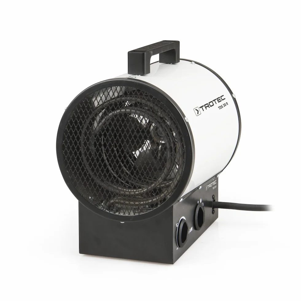 TROTEC Grzejnik budowlany TDS 30 R 2,5 kW 5 kW Nagrzewnica elektryczna 580 m³/h