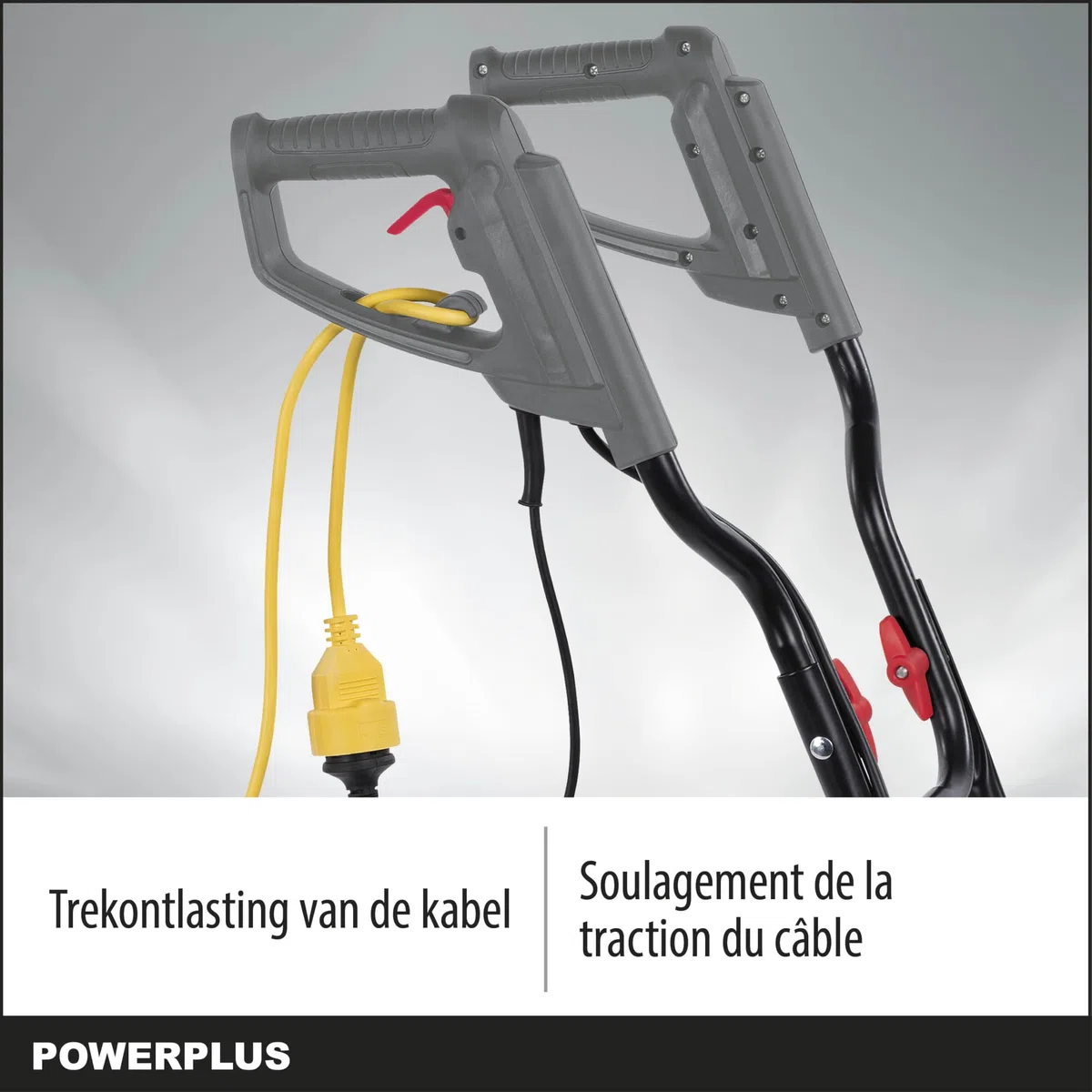 Powerplus elektryczna glebogryzarka ogrodowa POWEG70100 jako wertykulator i glebogryzarka do ogrodu – 1200 W – szerokość robocza 360 mm – głębokość robocza maks. 220 mm – w zestawie 4 noże