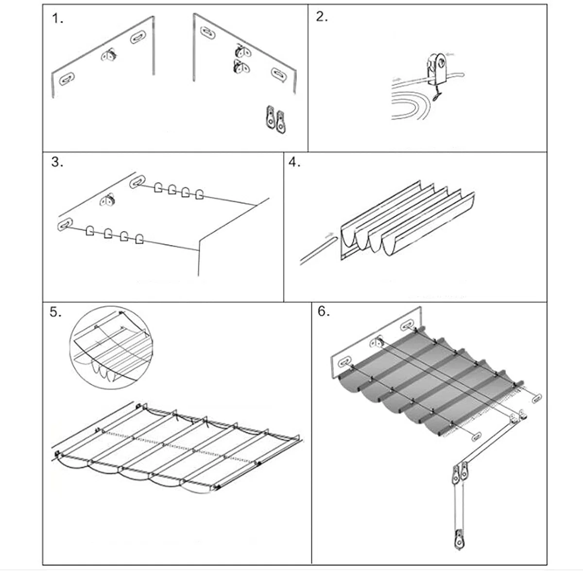 Żagiel przeciwsłoneczny, pergola w kształcie litery U, zwijana markiza do zawieszenia przewód do tarasu, ganku, patio, zadaszenie dołączone elementy (kolor: beżowy, rozmiar: 1,3 x 4 m)
