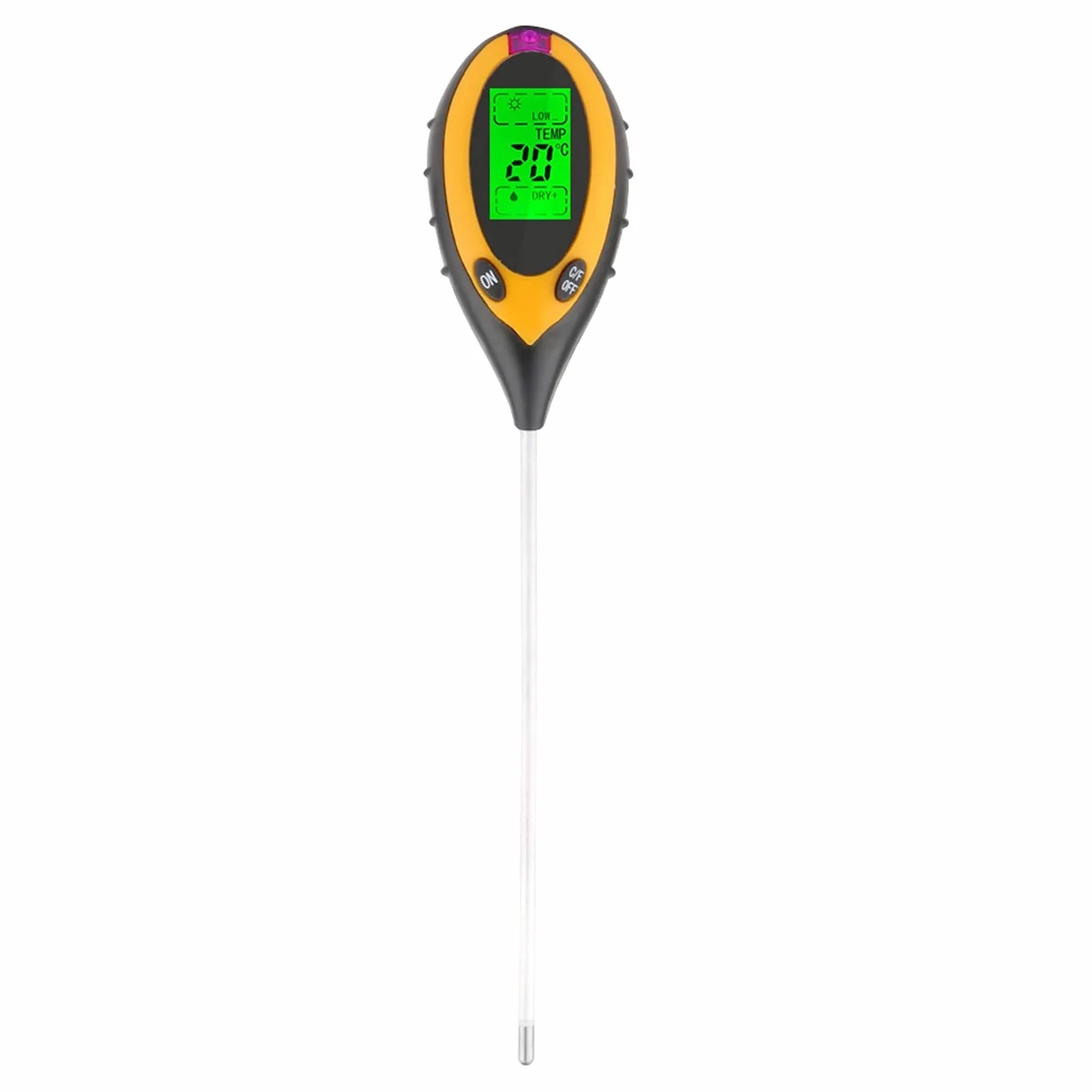 Tester gleby Elektroniczny do Lekki Termometr,Dokładne odczyty