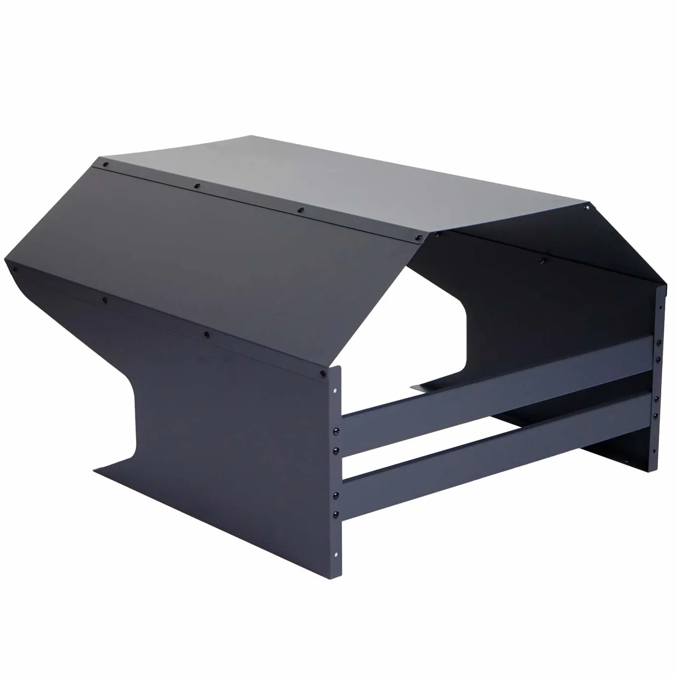 Garaż dla robota koszącego HWC-L40 x 59 x 69 cm, metalowy, antracyt